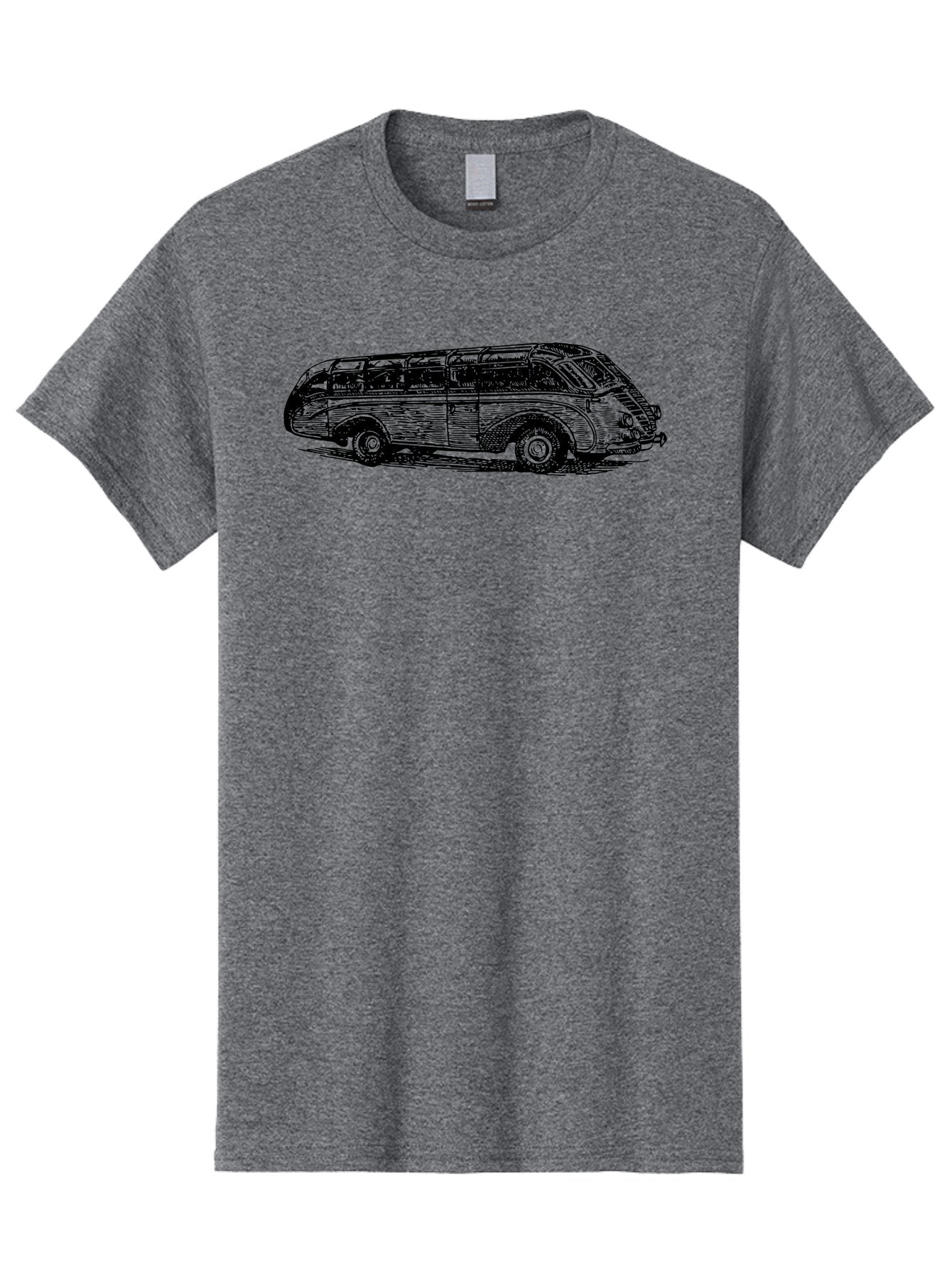 Vw-Bus Men'S Graphic Tee, 100% Cotton, Comfortable Casual Summer Wear, Machine Washable, Vintage Vw Bus, Retro Vehicle, Classic Car Illustration, Nostalgic Design, Sketch Art, Van Life, Travel Inspiration Aad839 13