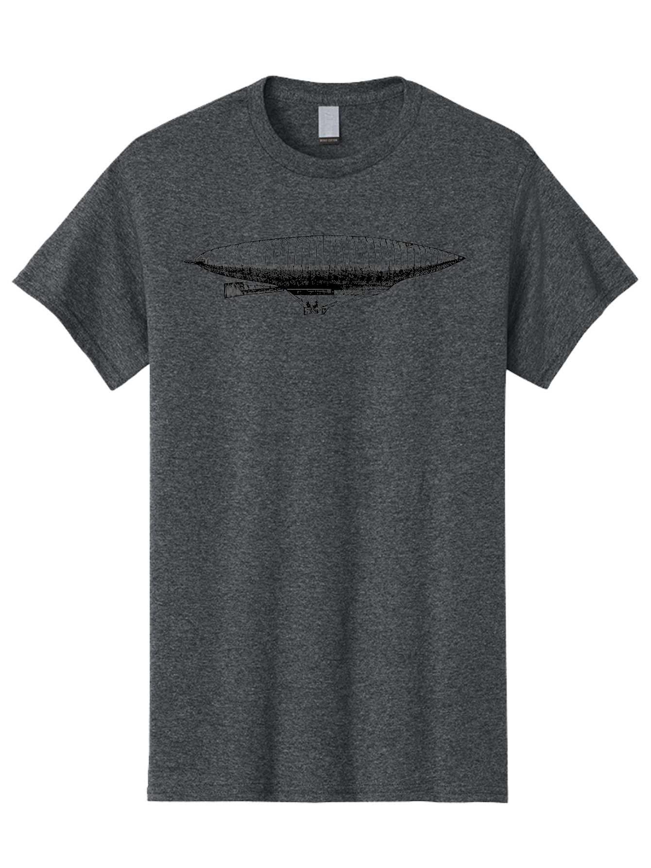Zeppelin Men'S Graphic Tee, 100% Cotton, Comfortable Casual Summer Wear, Machine Washable, Dirigible Balloon, Historical Aircraft, Vintage Aviation, Zeppelin, Aerostat, Lighter-Than-Air Craft, Retro Technology Aad842 15