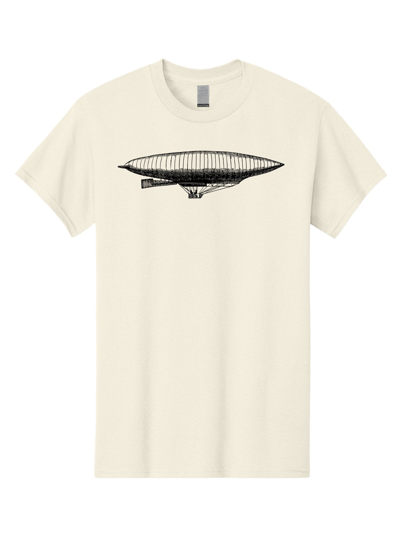 Zeppelin Men'S Graphic Tee, 100% Cotton, Comfortable Casual Summer Wear, Machine Washable, Dirigible Balloon, Historical Aircraft, Vintage Aviation, Zeppelin, Aerostat, Lighter-Than-Air Craft, Retro Technology Aad842 12