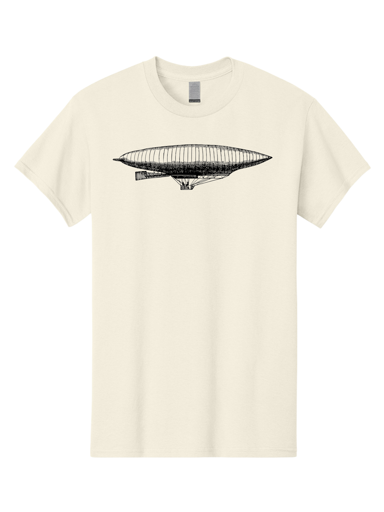 Zeppelin Men'S Graphic Tee, 100% Cotton, Comfortable Casual Summer Wear, Machine Washable, Dirigible Balloon, Historical Aircraft, Vintage Aviation, Zeppelin, Aerostat, Lighter-Than-Air Craft, Retro Technology Aad842 5