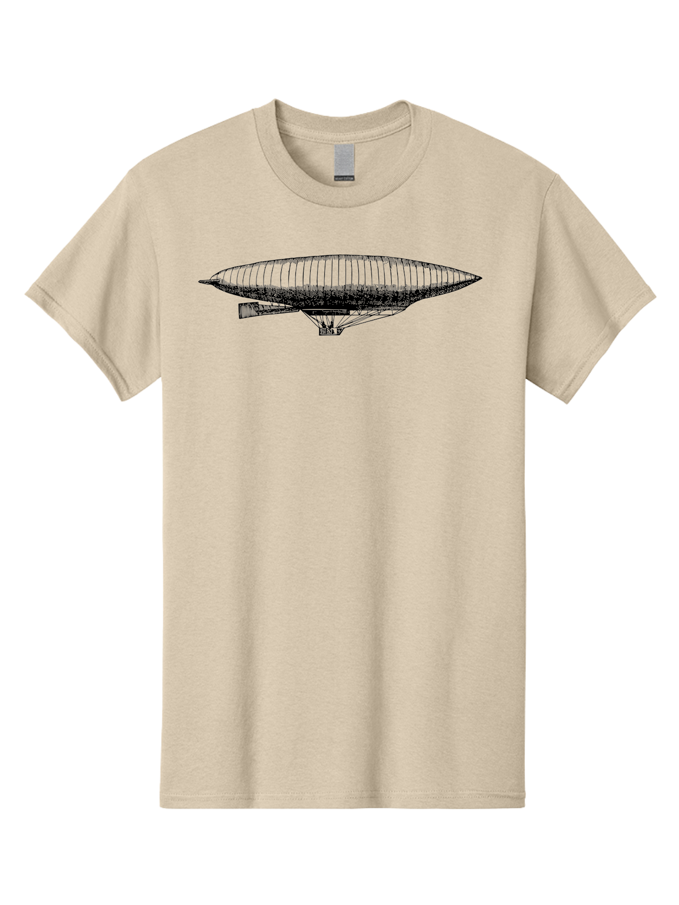 Zeppelin Men'S Graphic Tee, 100% Cotton, Comfortable Casual Summer Wear, Machine Washable, Dirigible Balloon, Historical Aircraft, Vintage Aviation, Zeppelin, Aerostat, Lighter-Than-Air Craft, Retro Technology Aad842 7