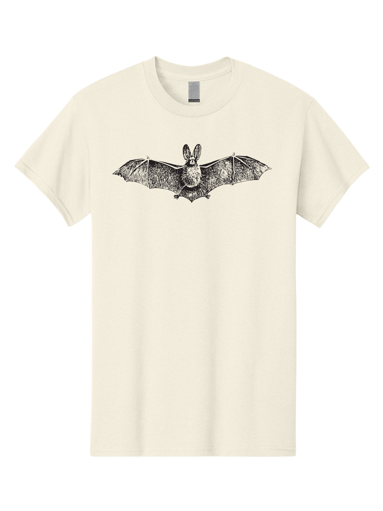 Bat Men'S Graphic Tee, 100% Cotton, Comfortable Casual Summer Wear, Machine Washable, Bat With Rabbit Head, Crossbreed Animal, Fantasy Creature, Dark Art, Gothic Illustration, Unusual Hybrid, Surrealism, Weird Art Aad848 6