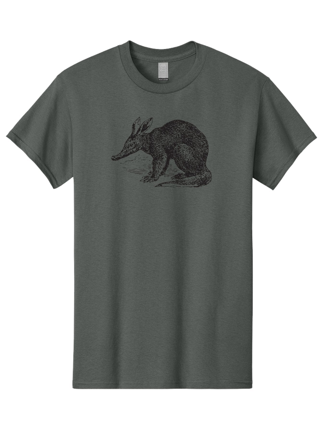 Billie-The-Bilby Men'S Graphic Tee, 100% Cotton, Comfortable Casual Summer Wear, Machine Washable, Bilby Animal Illustration, Marsupial Wildlife, Long Snout, Rabbit-Like Ears, Textured Fur, Detailed Artwork, Wildlife Art Aad851