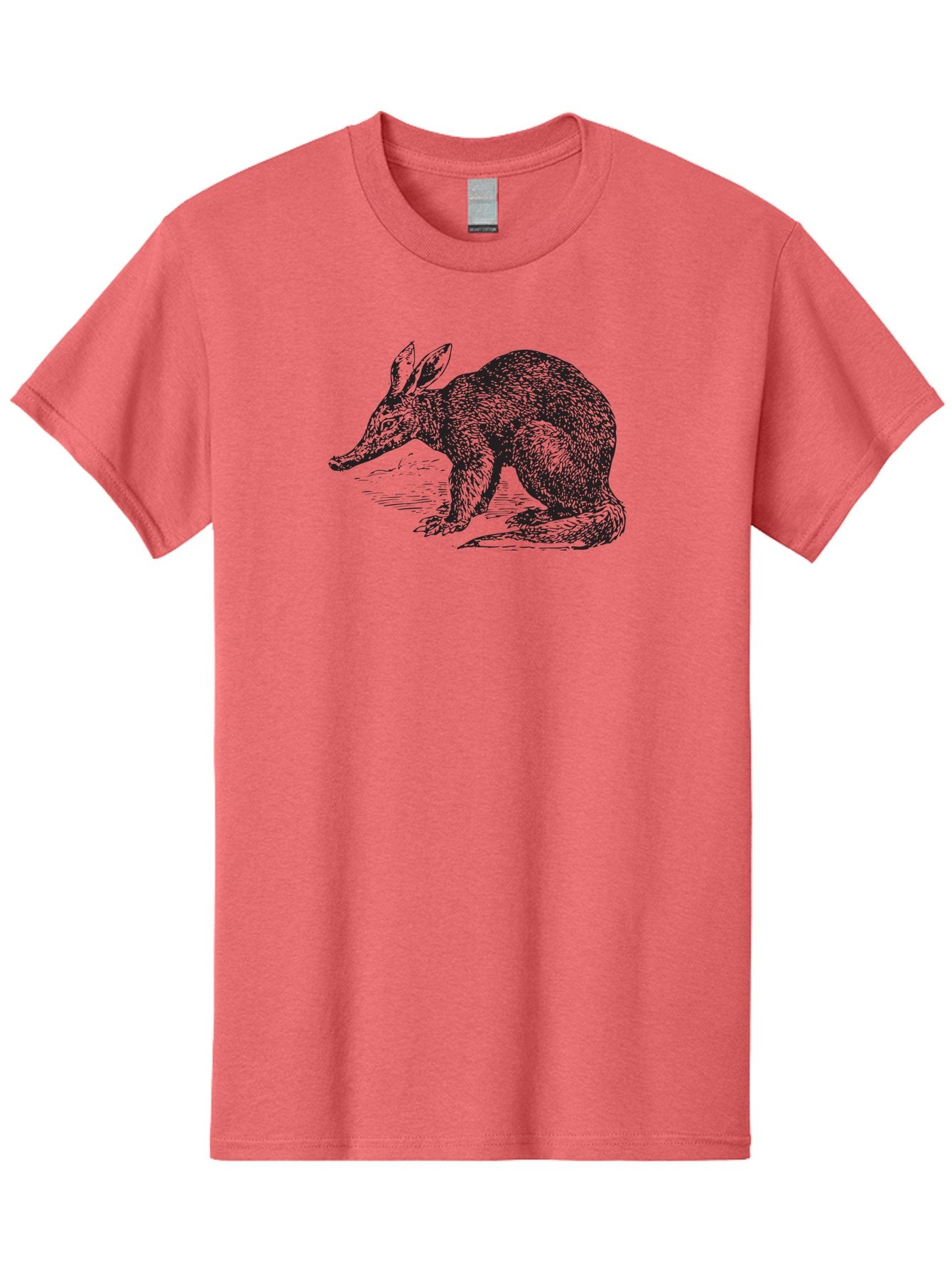 Billie-The-Bilby Men'S Graphic Tee, 100% Cotton, Comfortable Casual Summer Wear, Machine Washable, Bilby Animal Illustration, Marsupial Wildlife, Long Snout, Rabbit-Like Ears, Textured Fur, Detailed Artwork, Wildlife Art Aad851 9