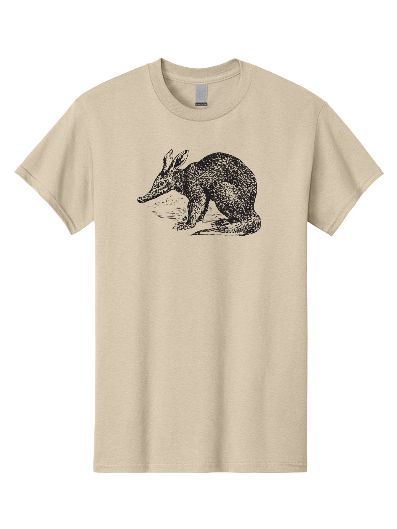 Billie-The-Bilby Men'S Graphic Tee, 100% Cotton, Comfortable Casual Summer Wear, Machine Washable, Bilby Animal Illustration, Marsupial Wildlife, Long Snout, Rabbit-Like Ears, Textured Fur, Detailed Artwork, Wildlife Art Aad851 10
