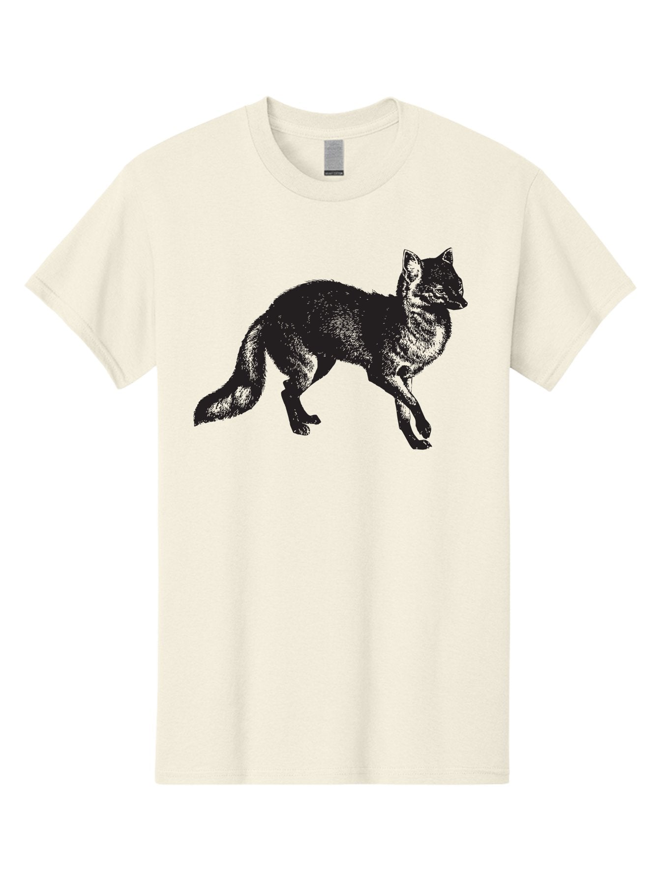 Black-Wolf Men'S Graphic Tee, 100% Cotton, Comfortable Casual Summer Wear, Machine Washable, Black Fox, Wildlife, Animal Silhouette, Nature, Wild Canines, Predators, Forest Dwellers, Black Graphic, Neon Effect Aad856 11