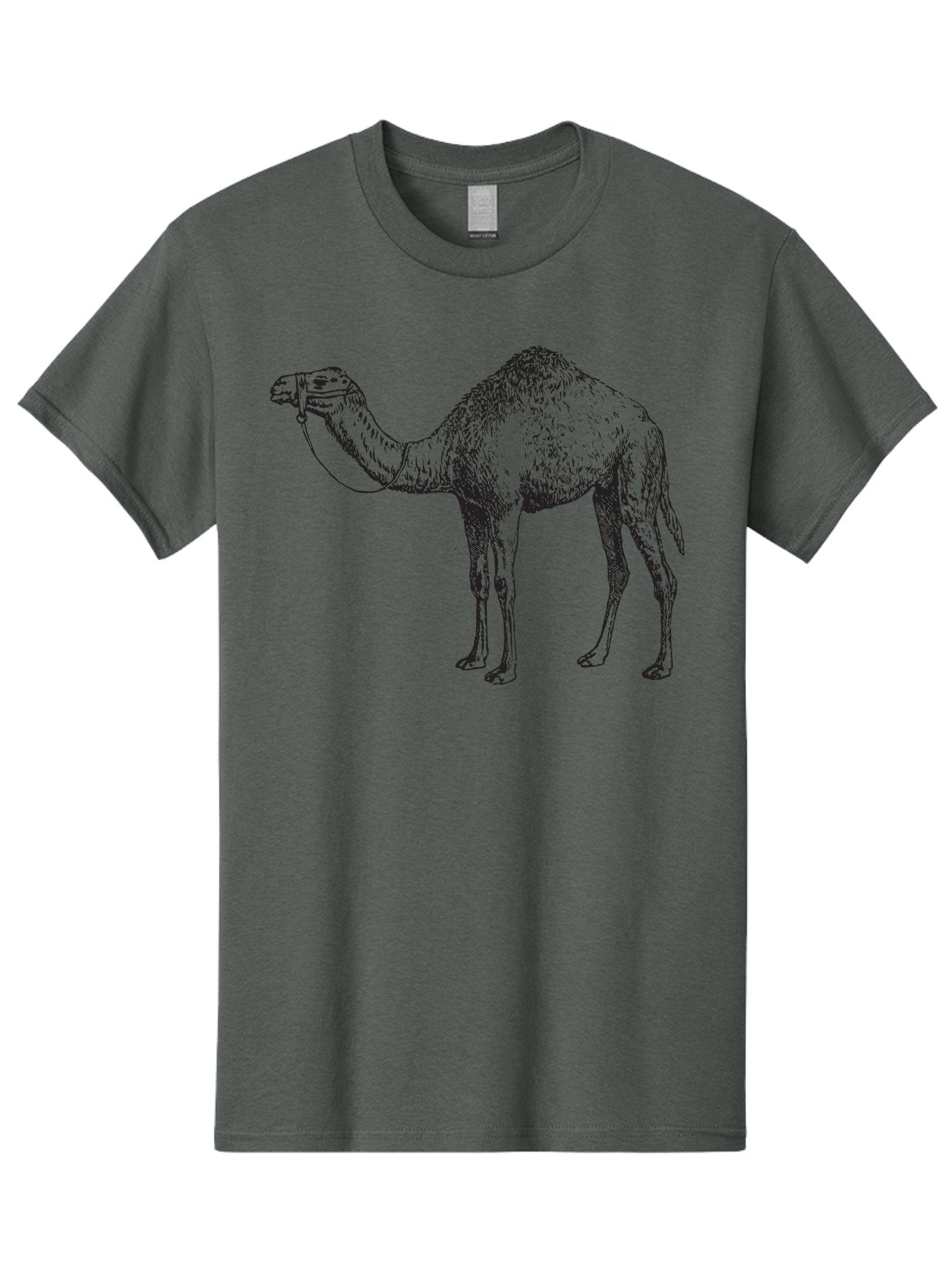 Camel Men'S Graphic Tee, 100% Cotton, Comfortable Casual Summer Wear, Machine Washable, Camel Illustration, Desert Animal, Wildlife Artwork, Camel Silhouette, Graphic Design, Illustration Art, Animal Drawing, Camel Graphic Aad861 14
