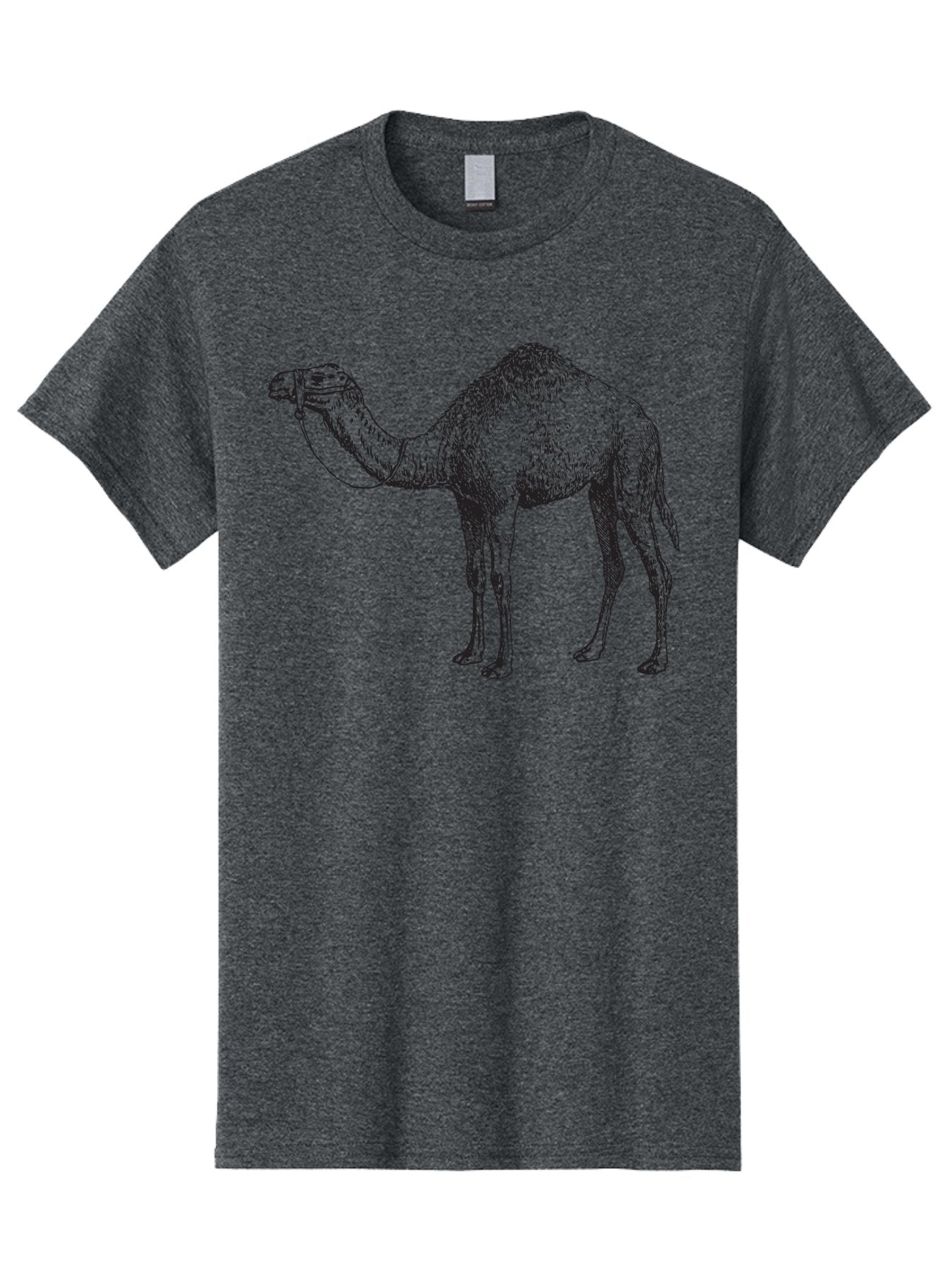 Camel Men'S Graphic Tee, 100% Cotton, Comfortable Casual Summer Wear, Machine Washable, Camel Illustration, Desert Animal, Wildlife Artwork, Camel Silhouette, Graphic Design, Illustration Art, Animal Drawing, Camel Graphic Aad861 8