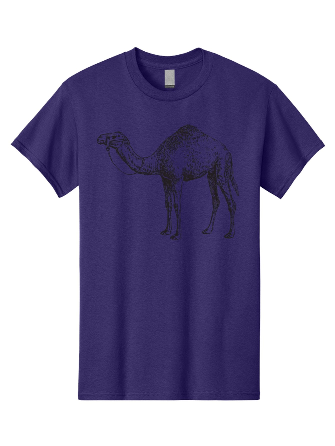 Camel Men'S Graphic Tee, 100% Cotton, Comfortable Casual Summer Wear, Machine Washable, Camel Illustration, Desert Animal, Wildlife Artwork, Camel Silhouette, Graphic Design, Illustration Art, Animal Drawing, Camel Graphic Aad861 12