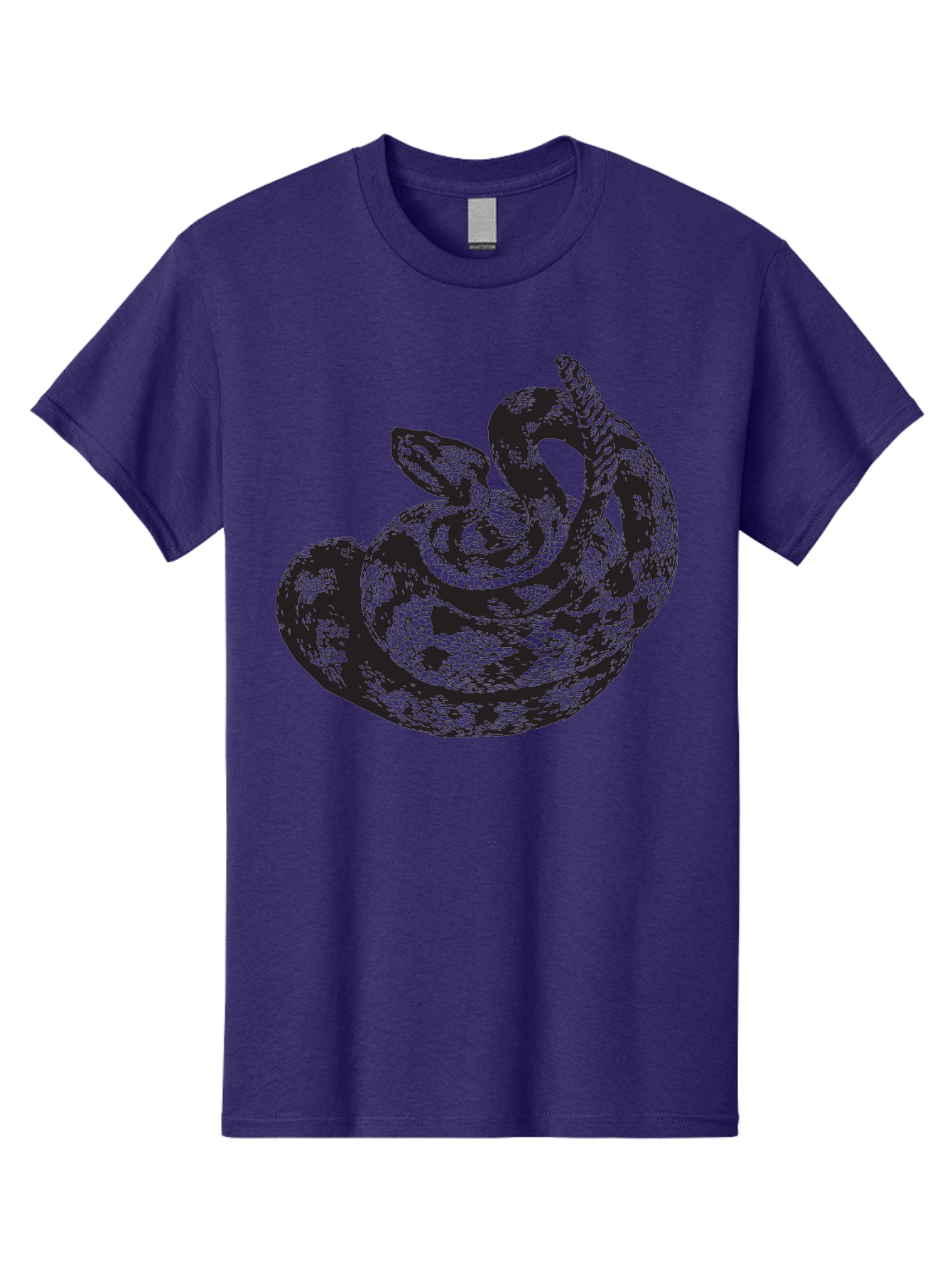 Coiled-Snake-2 Men'S Graphic Tee, 100% Cotton, Comfortable Casual Summer Wear, Machine Washable, Serpent Illustration, Coiled Snake, Reptile Art, Wildlife Graphic, Snake Design, Danger Symbol, Venomous Snake, Wild Animal, Snake Pattern, Aad869 11