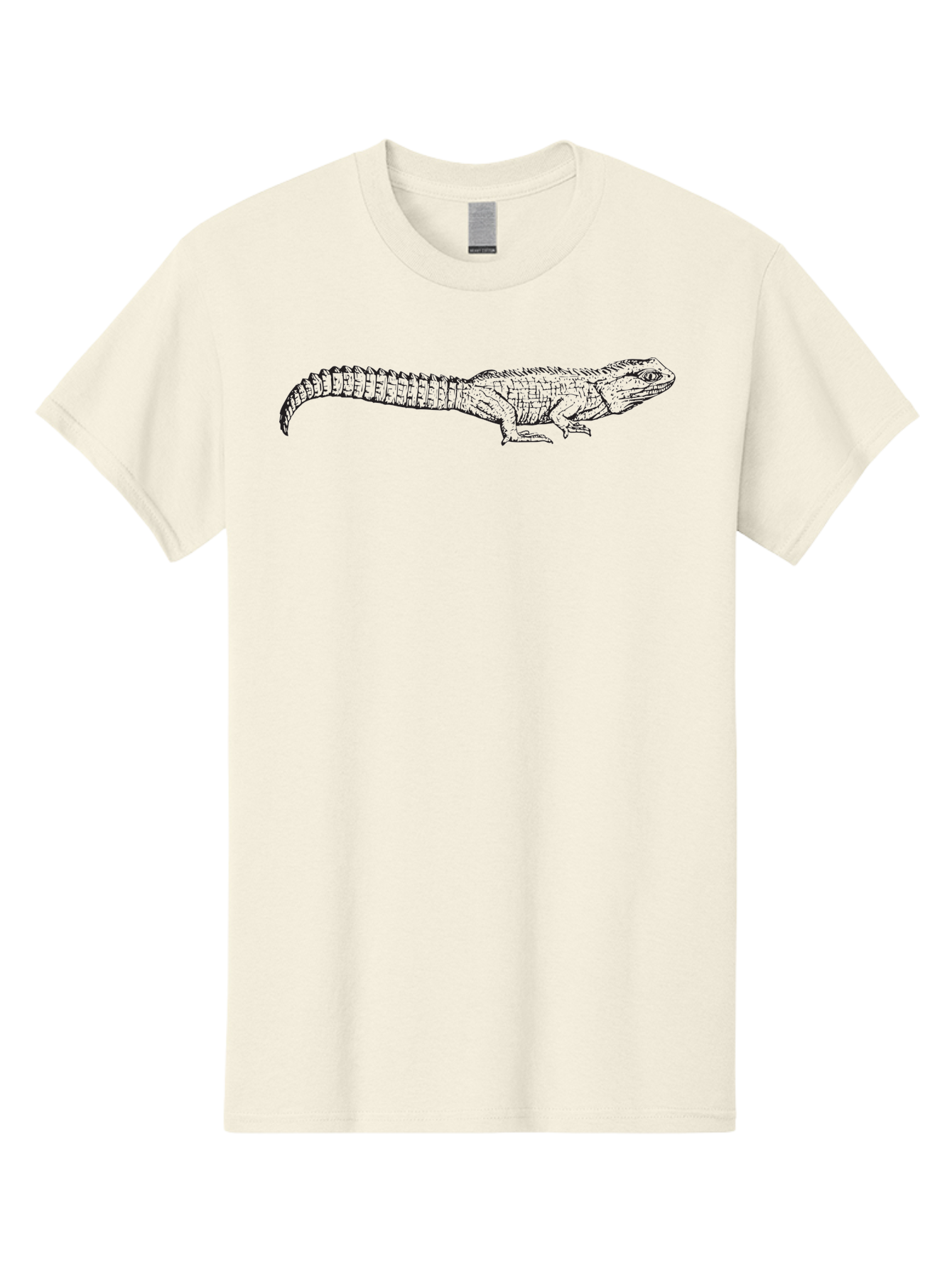 Crocodile Men'S Graphic Tee, 100% Cotton, Comfortable Casual Summer Wear, Machine Washable, Crocodile Illustration, Reptile Art, Wildlife Design, Detailed Drawing, Black Line Art, Scaly Texture, Sharp Teeth, Animal Graphics Aad873