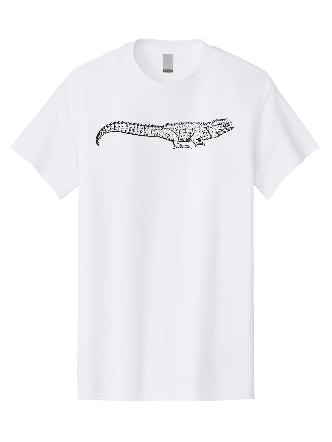Crocodile Men'S Graphic Tee, 100% Cotton, Comfortable Casual Summer Wear, Machine Washable, Crocodile Illustration, Reptile Art, Wildlife Design, Detailed Drawing, Black Line Art, Scaly Texture, Sharp Teeth, Animal Graphics Aad873 15