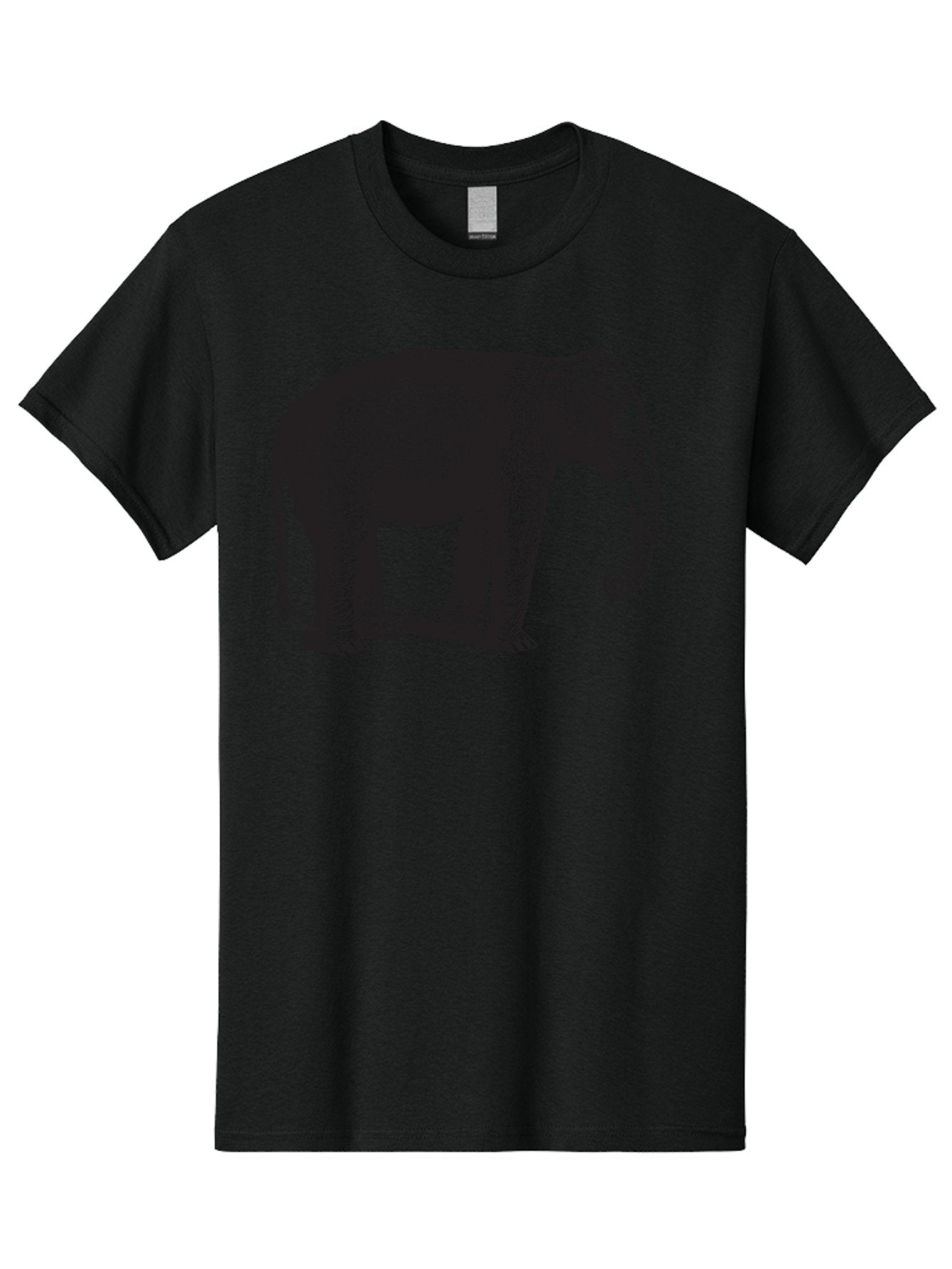 Elephant-Illustration Men'S Graphic Tee, 100% Cotton, Comfortable Casual Summer Wear, Machine Washable, Large Elephant, Wild Animal, Detailed Illustration, Cross-Hatching Technique, Long Trunk, Tusks, Wildlife Art, Realistic Drawing, Aad879 15