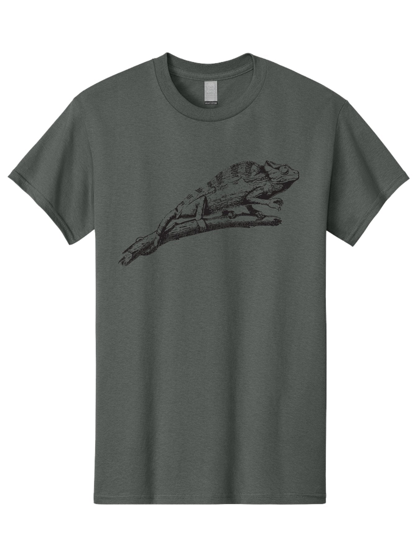 Frog-On-Branch Men'S Graphic Tee, 100% Cotton, Comfortable Casual Summer Wear, Machine Washable, Frog On A Branch, Wildlife, Amphibian, Nature, Animal, Natural Habitat, Serene, Black And Green, Illustration, Detailed Artwork, Textured Drawing, Aad888 11