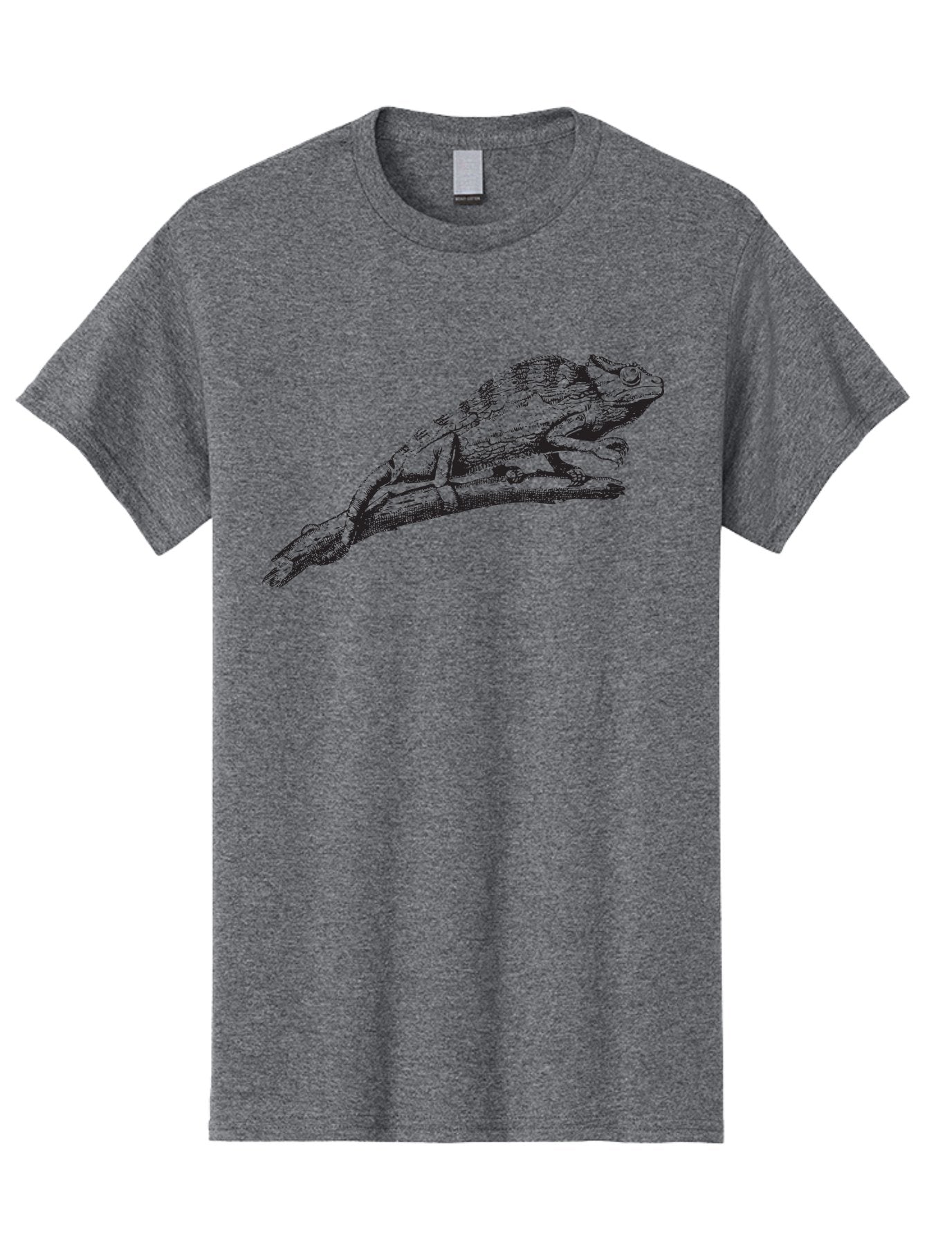 Frog-On-Branch Men'S Graphic Tee, 100% Cotton, Comfortable Casual Summer Wear, Machine Washable, Frog On A Branch, Wildlife, Amphibian, Nature, Animal, Natural Habitat, Serene, Black And Green, Illustration, Detailed Artwork, Textured Drawing, Aad888 5