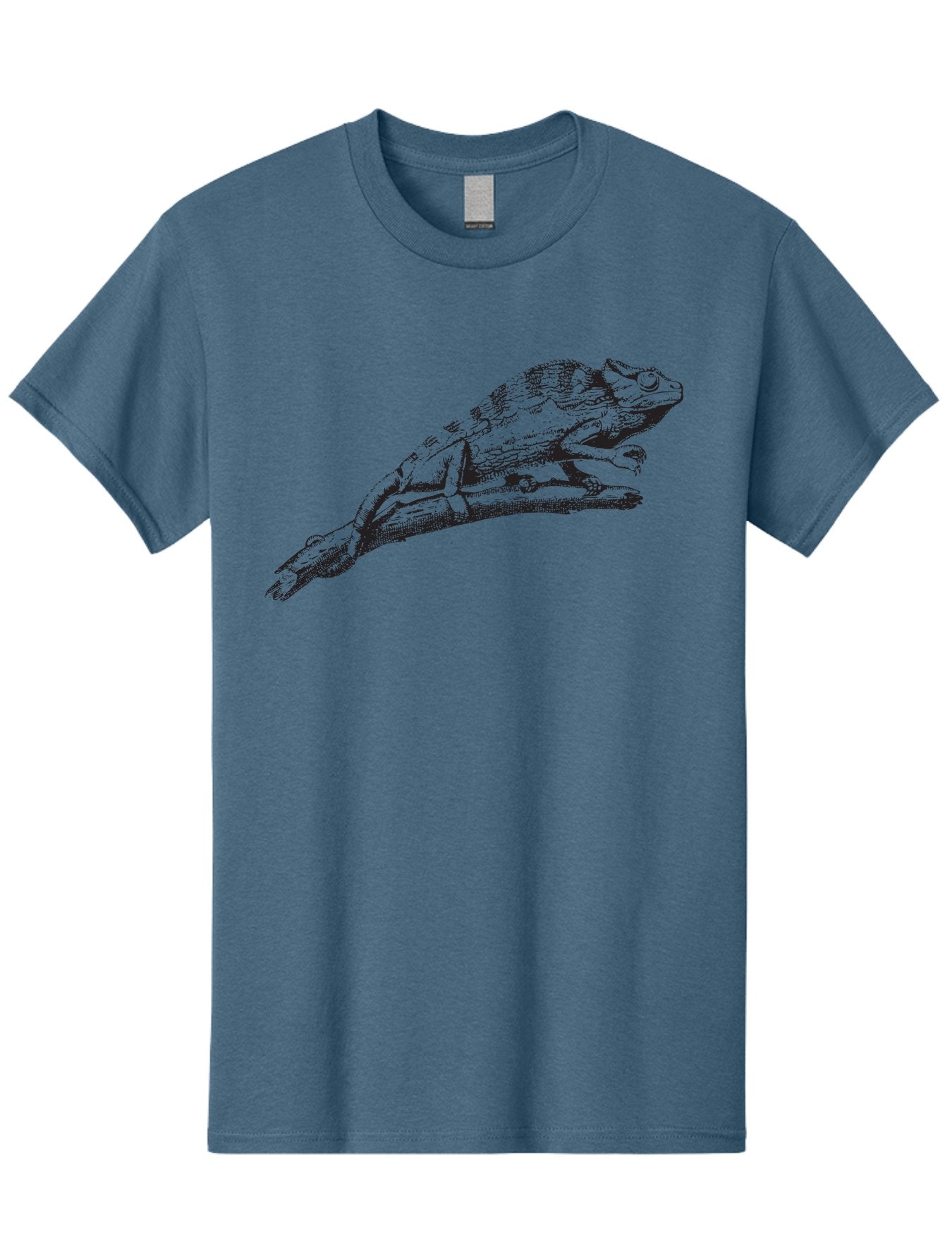 Frog-On-Branch Men'S Graphic Tee, 100% Cotton, Comfortable Casual Summer Wear, Machine Washable, Frog On A Branch, Wildlife, Amphibian, Nature, Animal, Natural Habitat, Serene, Black And Green, Illustration, Detailed Artwork, Textured Drawing, Aad888 15