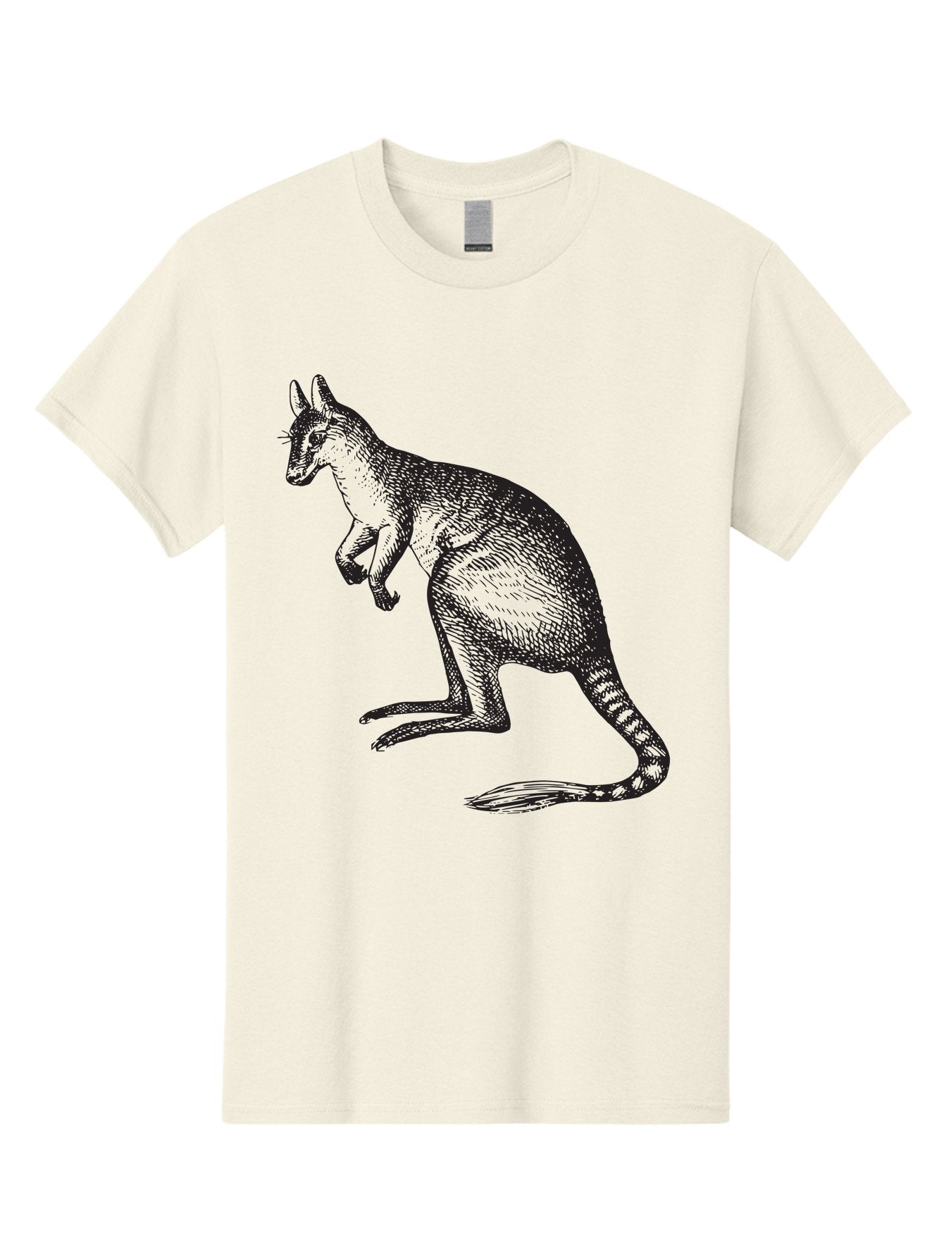 Kangaroo Men'S Graphic Tee, 100% Cotton, Comfortable Casual Summer Wear, Machine Washable, Kangaroo Illustration, Marsupial Animal, Wildlife Art, Australian Fauna, Hopping Kangaroo, Wildlife Illustration, Animal Drawing Aad902 14