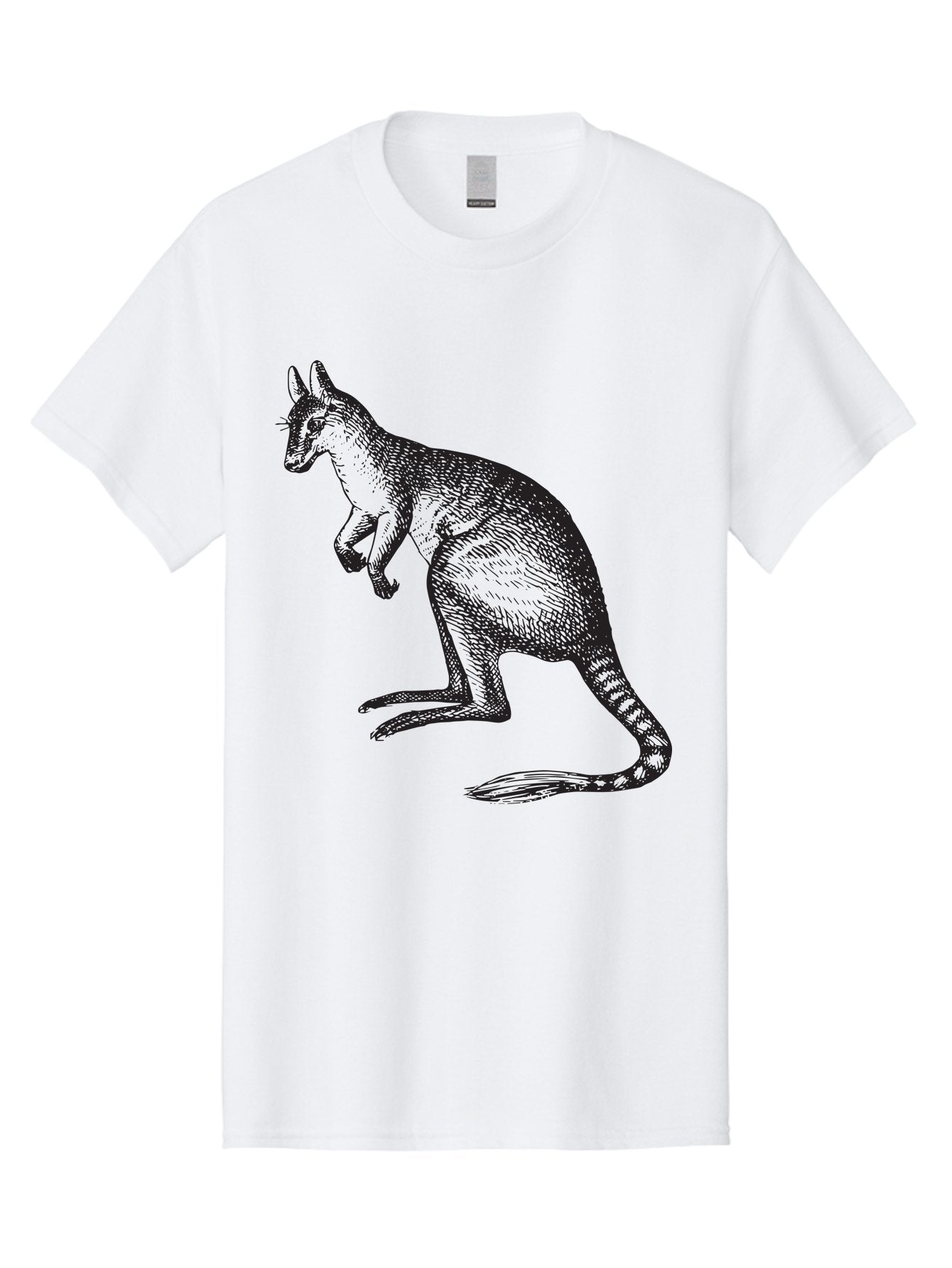Kangaroo Men'S Graphic Tee, 100% Cotton, Comfortable Casual Summer Wear, Machine Washable, Kangaroo Illustration, Marsupial Animal, Wildlife Art, Australian Fauna, Hopping Kangaroo, Wildlife Illustration, Animal Drawing Aad902 11