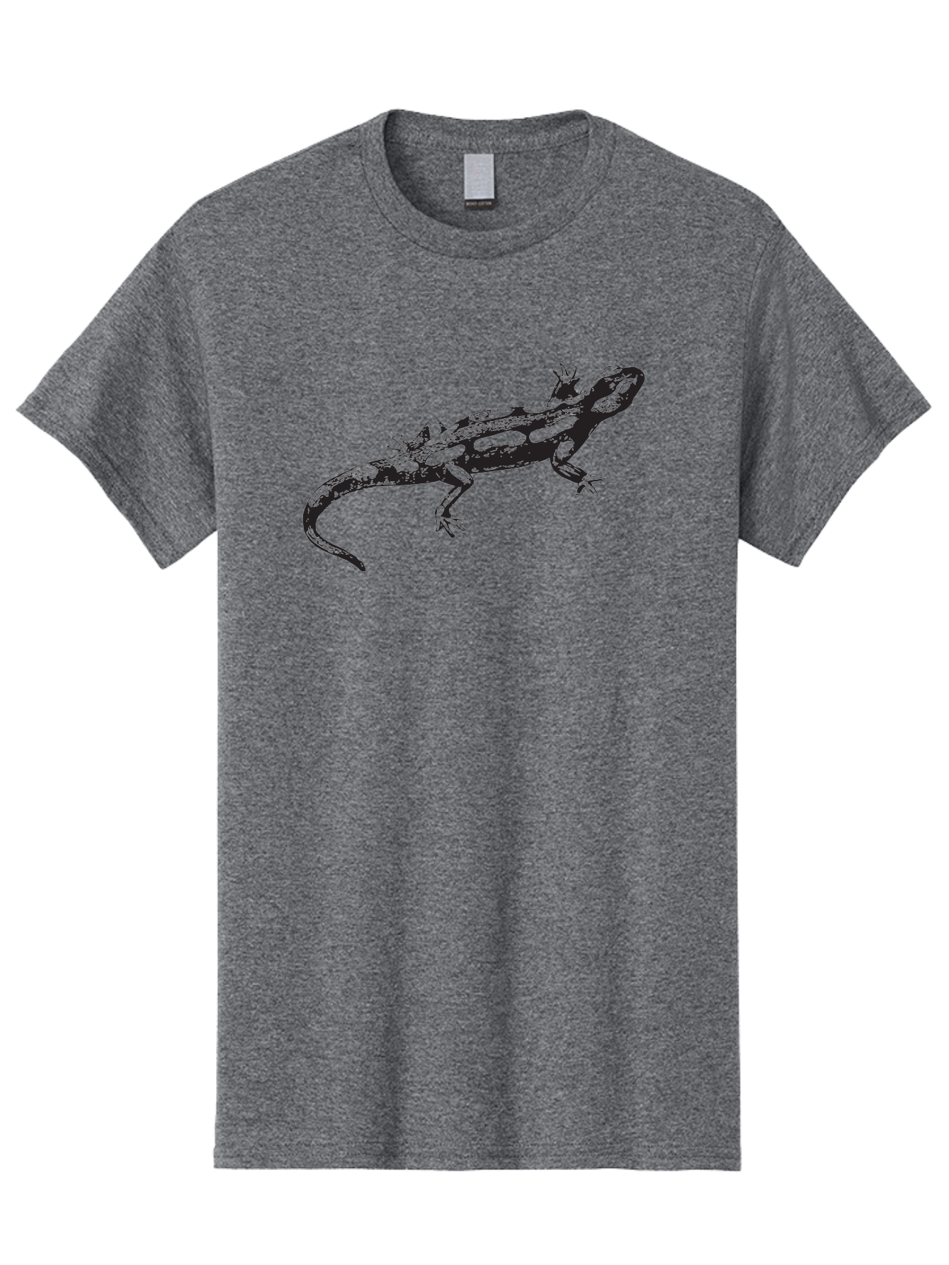 Lizard-1 Men'S Graphic Tee, 100% Cotton, Comfortable Casual Summer Wear, Machine Washable, Lizard Graphic, Reptile Illustration, Wildlife Art, Scaly Texture, Cold-Blooded Creature, Primitive Design, Detailed Drawing, Black Silhouette Aad910 15