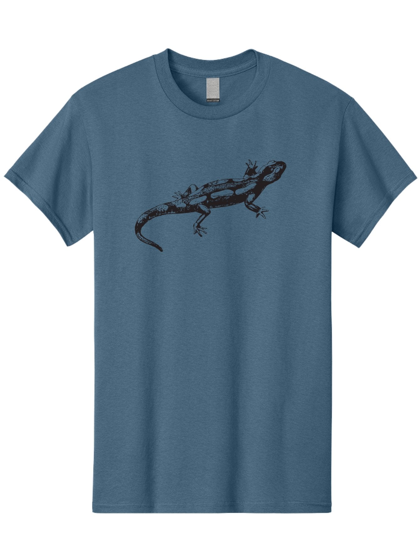 Lizard-1 Men'S Graphic Tee, 100% Cotton, Comfortable Casual Summer Wear, Machine Washable, Lizard Graphic, Reptile Illustration, Wildlife Art, Scaly Texture, Cold-Blooded Creature, Primitive Design, Detailed Drawing, Black Silhouette Aad910 7