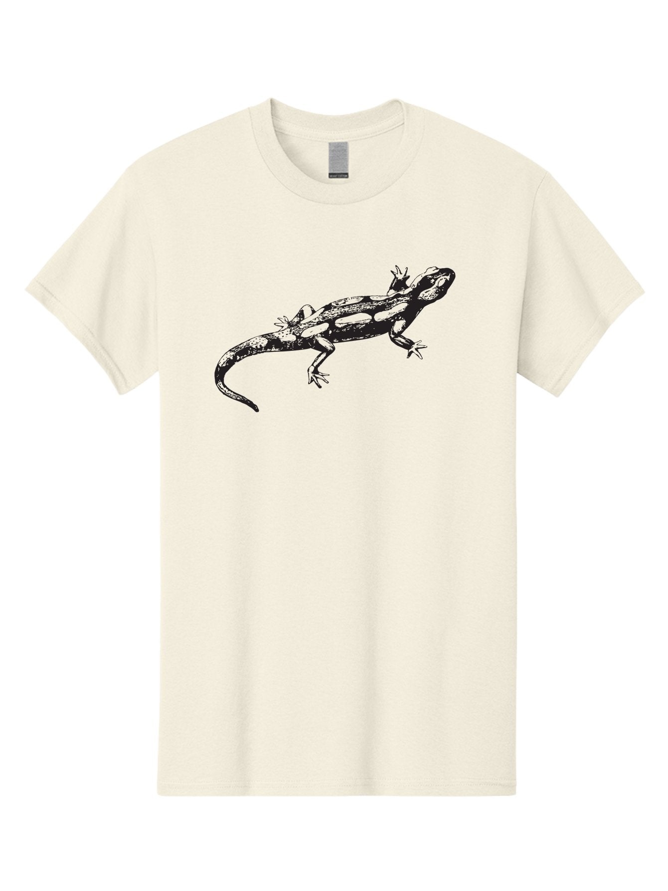 Lizard-1 Men'S Graphic Tee, 100% Cotton, Comfortable Casual Summer Wear, Machine Washable, Lizard Graphic, Reptile Illustration, Wildlife Art, Scaly Texture, Cold-Blooded Creature, Primitive Design, Detailed Drawing, Black Silhouette Aad910