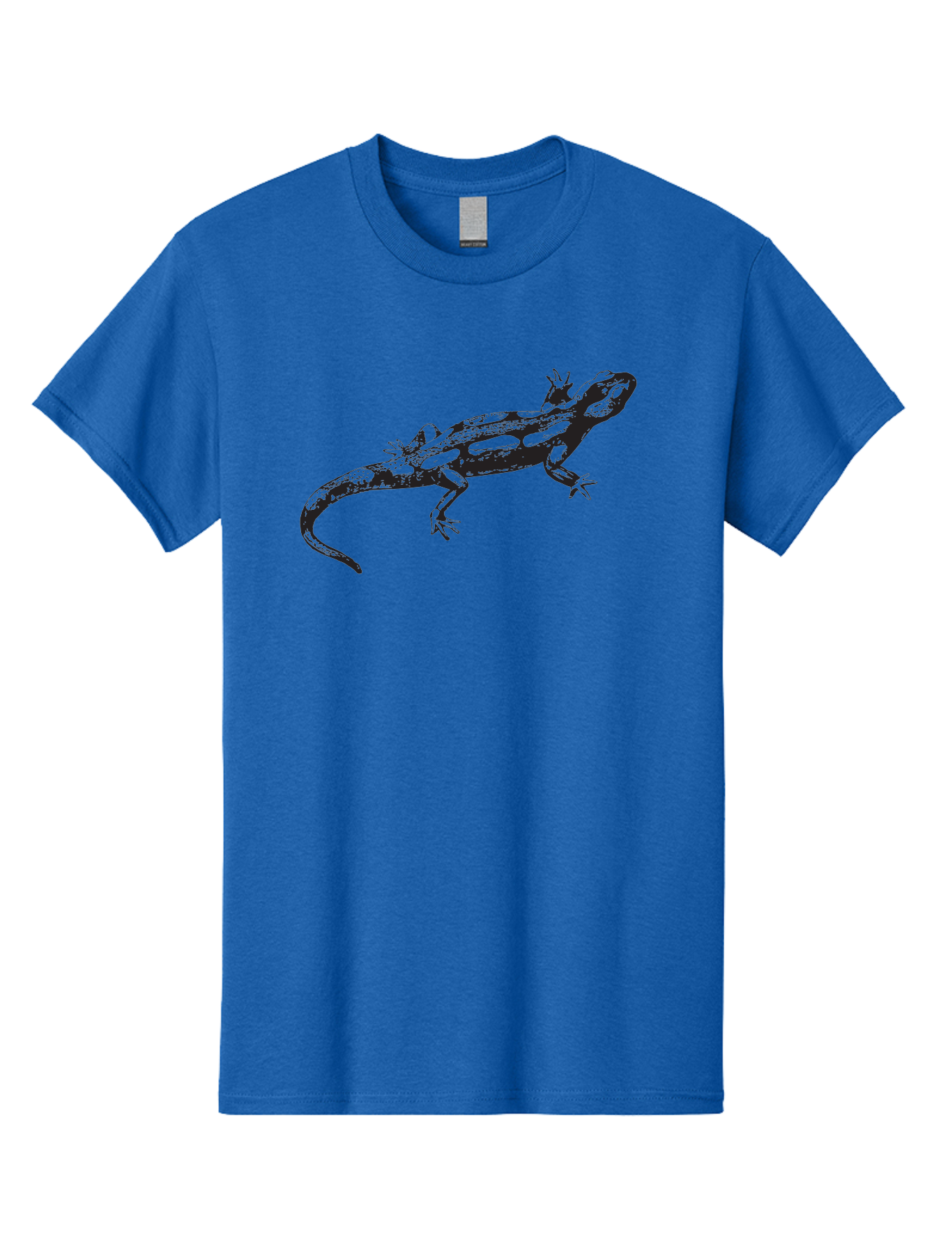 Lizard-1 Men'S Graphic Tee, 100% Cotton, Comfortable Casual Summer Wear, Machine Washable, Lizard Graphic, Reptile Illustration, Wildlife Art, Scaly Texture, Cold-Blooded Creature, Primitive Design, Detailed Drawing, Black Silhouette Aad910 9