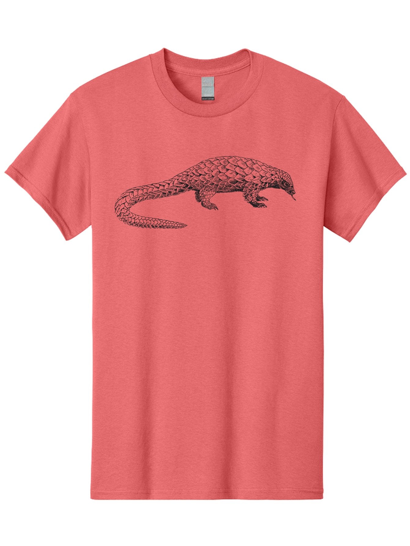 Pangolin Men'S Graphic Tee, 100% Cotton, Comfortable Casual Summer Wear, Machine Washable, Pangolin, Wild Animal, Unique Creature, Scaled Mammal, Endangered Species, Nocturnal, Burrowing Animal, Defensive Curl, Wildlife Conservation Aad923 6