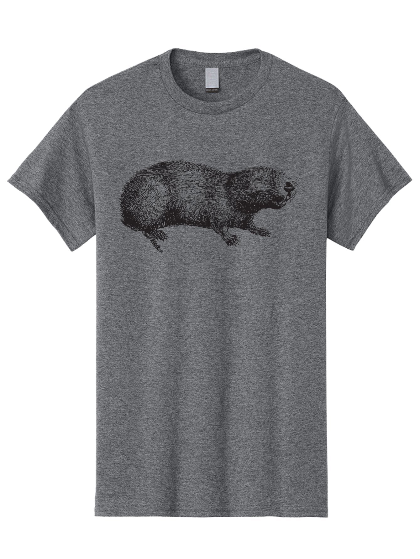 Platypus-1 Men'S Graphic Tee, 100% Cotton, Comfortable Casual Summer Wear, Machine Washable, Mole Animal, Wildlife, Underground Creature, Rodent, Illustration, Detailed Drawing, Small Mammal, Insectivorous Mammal, Furry Creature, Aad925 6