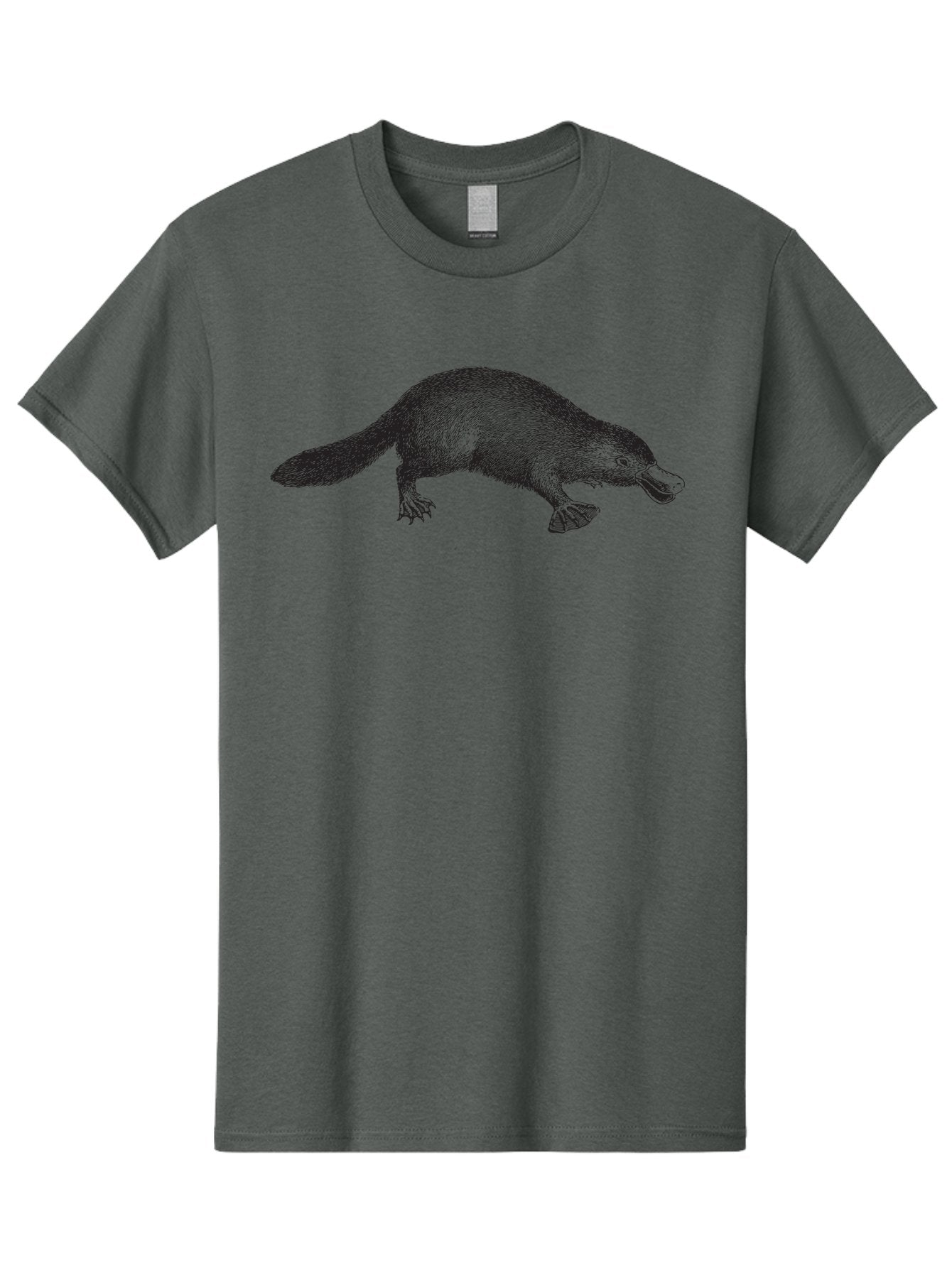 Platypus Men'S Graphic Tee, 100% Cotton, Comfortable Casual Summer Wear, Machine Washable, Platypus Illustration, Duck-Billed Animal, Unique Creature, Wildlife Art, Animal Drawing, Egg-Laying Mammal, Australian Wildlife Aad927 10