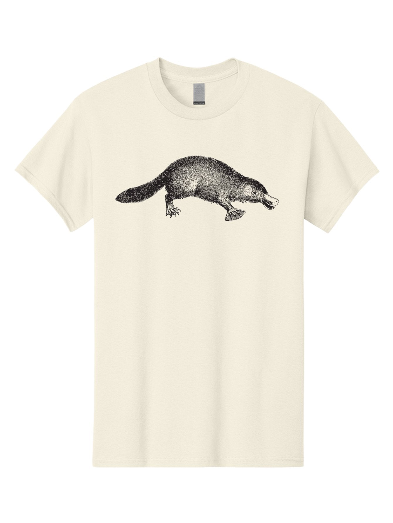 Platypus Men'S Graphic Tee, 100% Cotton, Comfortable Casual Summer Wear, Machine Washable, Platypus Illustration, Duck-Billed Animal, Unique Creature, Wildlife Art, Animal Drawing, Egg-Laying Mammal, Australian Wildlife Aad927 12