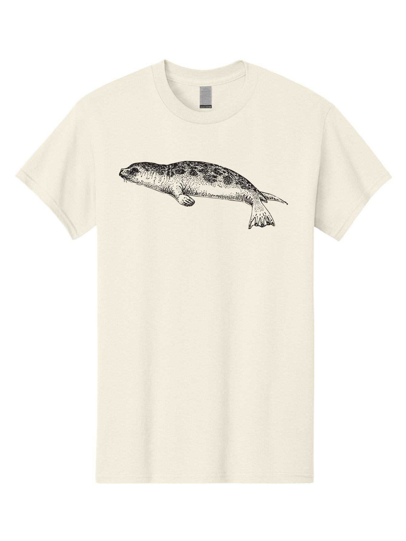 Salamander-Illustration-1 Men'S Graphic Tee, 100% Cotton, Comfortable Casual Summer Wear, Machine Washable, Turtle Illustration, Aquatic Animal, Shell Pattern, Wildlife Art, Simple Line Drawing, Vintage-Style Graphic, Turtle Species, Aad943 11