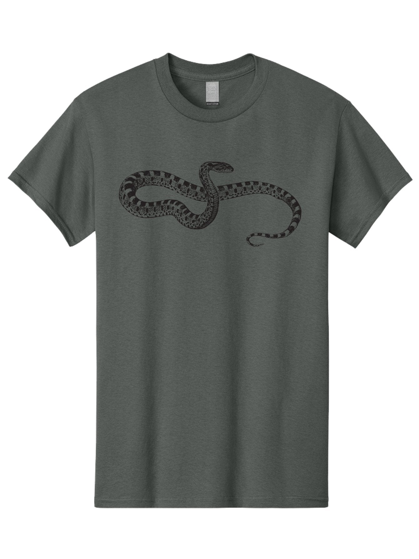 Snake-1 Men'S Graphic Tee, 100% Cotton, Comfortable Casual Summer Wear, Machine Washable, Snake, Reptile, Venomous, Wildlife, Nature, Wild Animal, Coiled Snake, Twisted Body, Snake Illustration, Fauna, Scaly Skin, Forked Tongue Aad951 15
