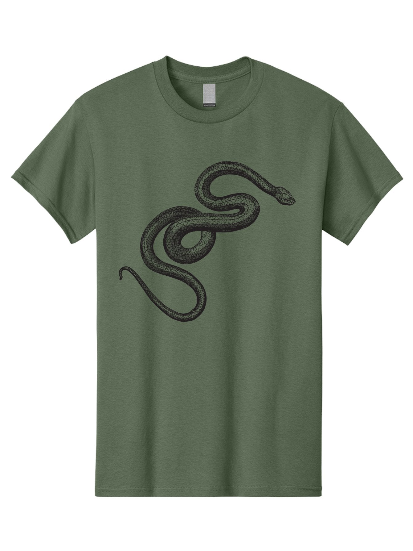 Snake-2 Men'S Graphic Tee, 100% Cotton, Comfortable Casual Summer Wear, Machine Washable, Snake Illustration, Reptile Art, Wildlife Design, Serpent Graphic, Animal Pattern, Stylized Snake, Coiled Snake, Snake Texture Aad952 13