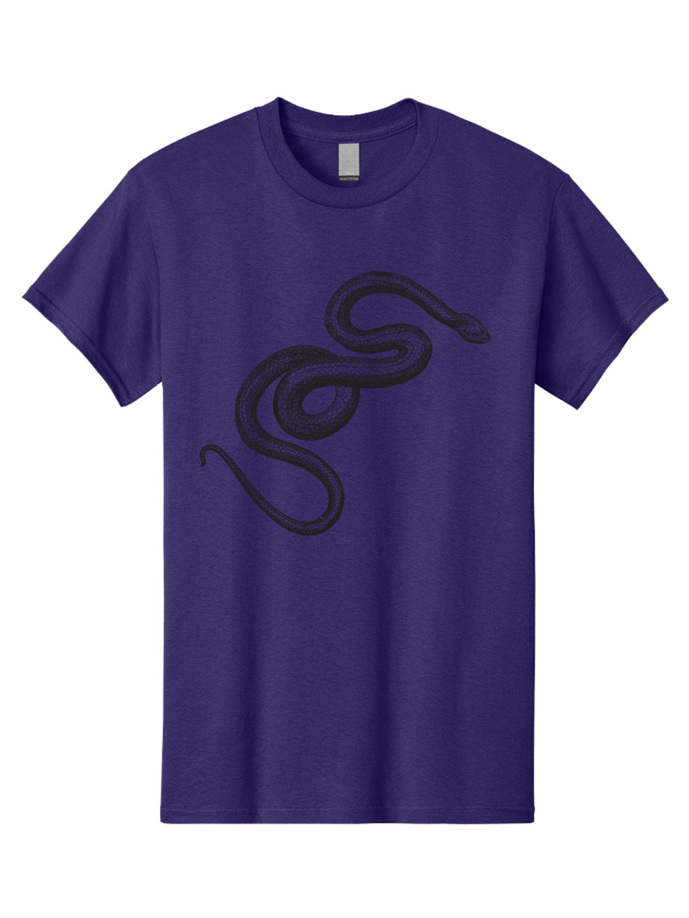 Snake-2 Men'S Graphic Tee, 100% Cotton, Comfortable Casual Summer Wear, Machine Washable, Snake Illustration, Reptile Art, Wildlife Design, Serpent Graphic, Animal Pattern, Stylized Snake, Coiled Snake, Snake Texture Aad952 7