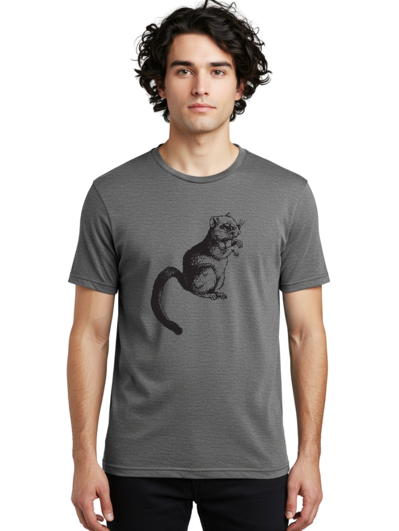 Squirrel Men'S Graphic Tee, 100% Cotton, Comfortable Casual Summer Wear, Machine Washable, Small Rodent, Furry Creature, Woodland Animal, Forest Dweller, Bushy-Tailed Mammal, Wildlife Illustration Aad957 20