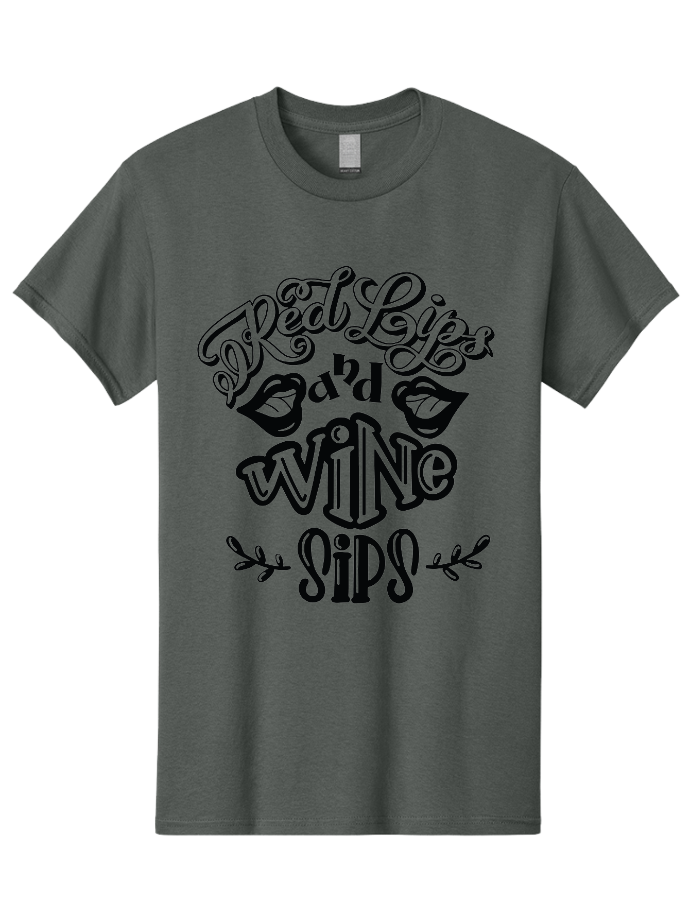 Red-Lips-Bad-Wine-Sips Men'S Graphic Tee, 100% Cotton, Comfortable Casual Summer Wear, Machine Washable, Red Lips, Wine Sips, Red Wine, Lipstick, Wine Lover, Drinking Quotes, Funny Sayings, Quote Art, Sassy Phrases, Wine Culture Aad983 21