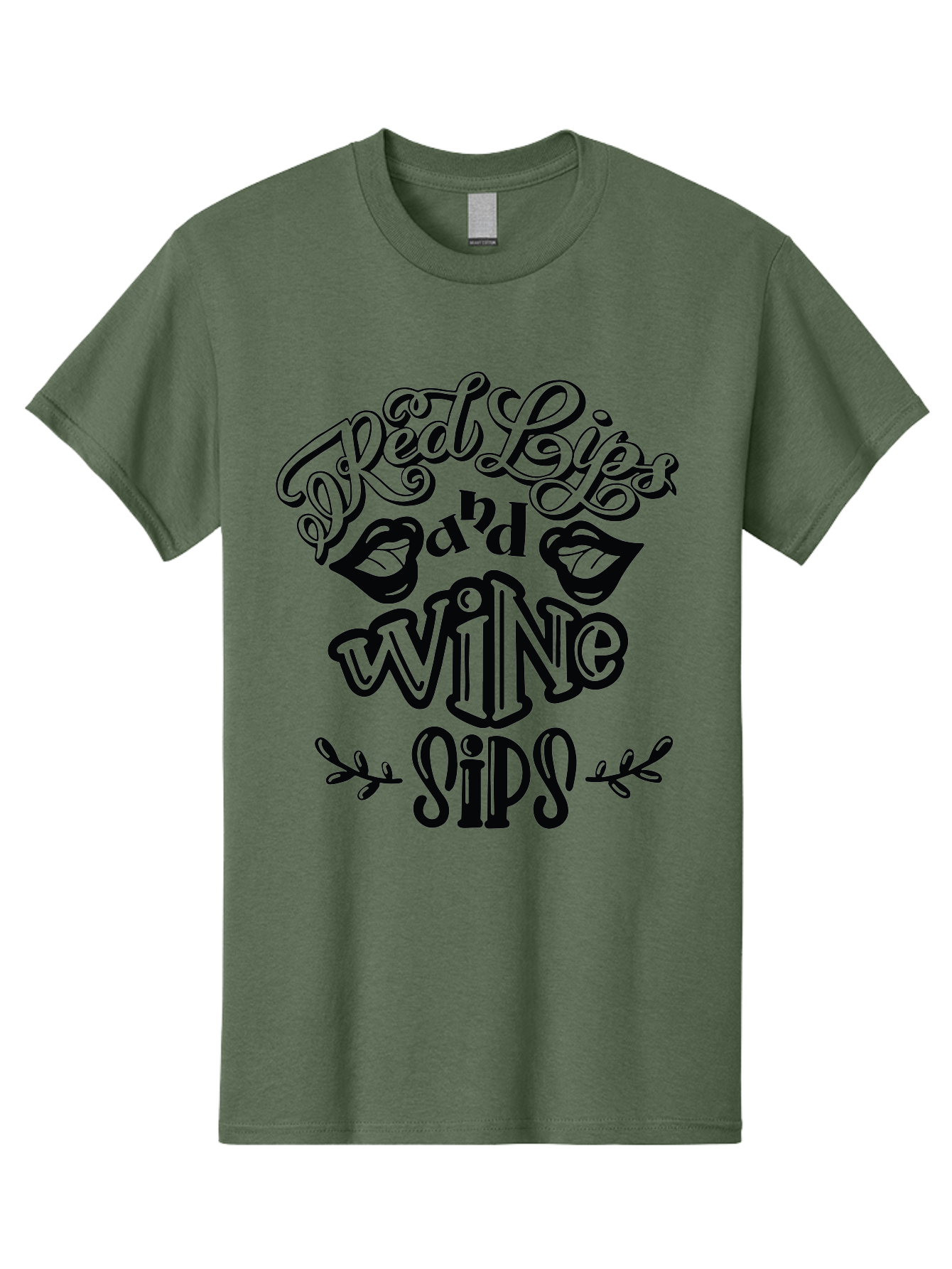 Red-Lips-Bad-Wine-Sips Men'S Graphic Tee, 100% Cotton, Comfortable Casual Summer Wear, Machine Washable, Red Lips, Wine Sips, Red Wine, Lipstick, Wine Lover, Drinking Quotes, Funny Sayings, Quote Art, Sassy Phrases, Wine Culture Aad983 13