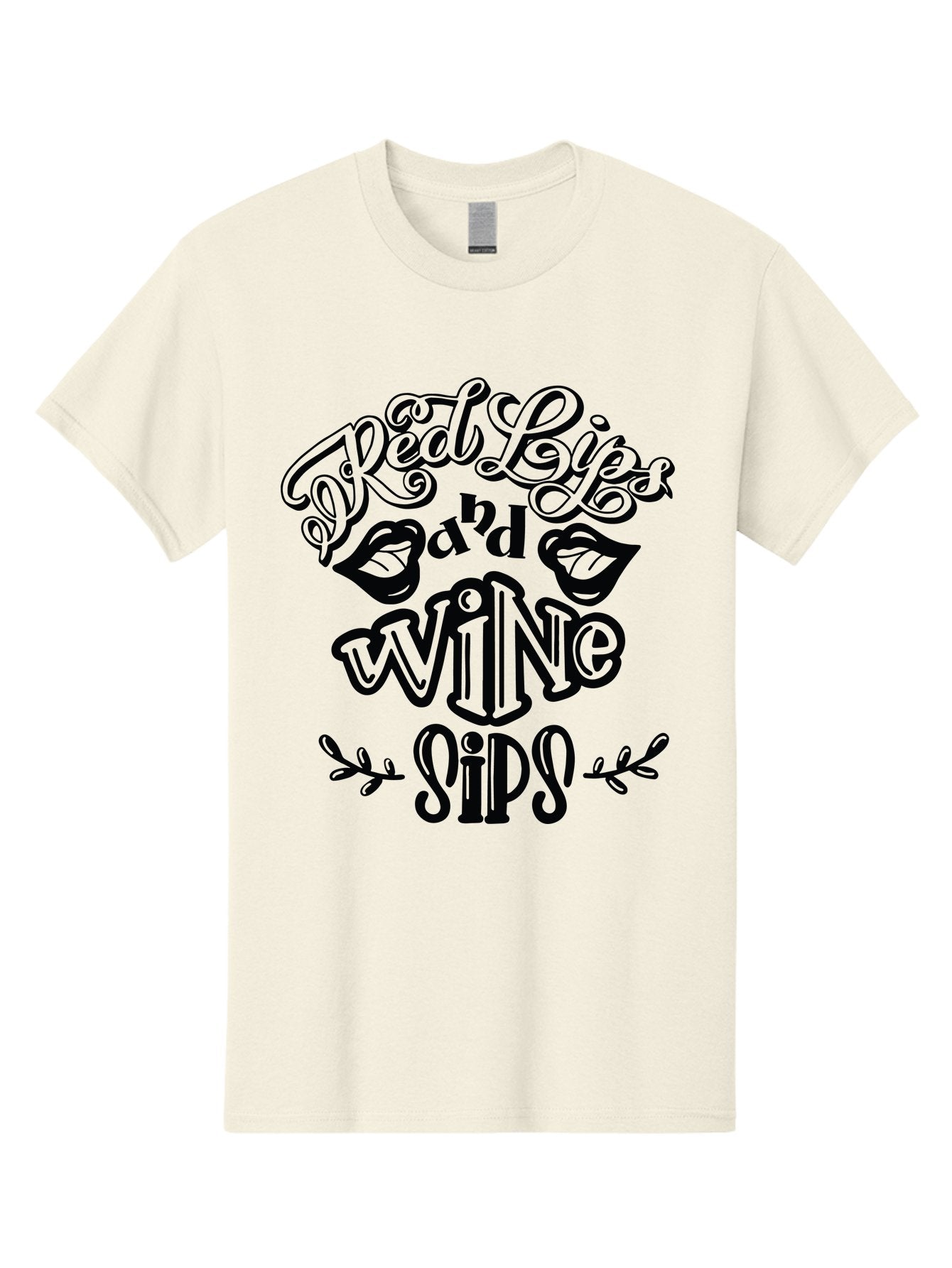 Red-Lips-Bad-Wine-Sips Men'S Graphic Tee, 100% Cotton, Comfortable Casual Summer Wear, Machine Washable, Red Lips, Wine Sips, Red Wine, Lipstick, Wine Lover, Drinking Quotes, Funny Sayings, Quote Art, Sassy Phrases, Wine Culture Aad983 14