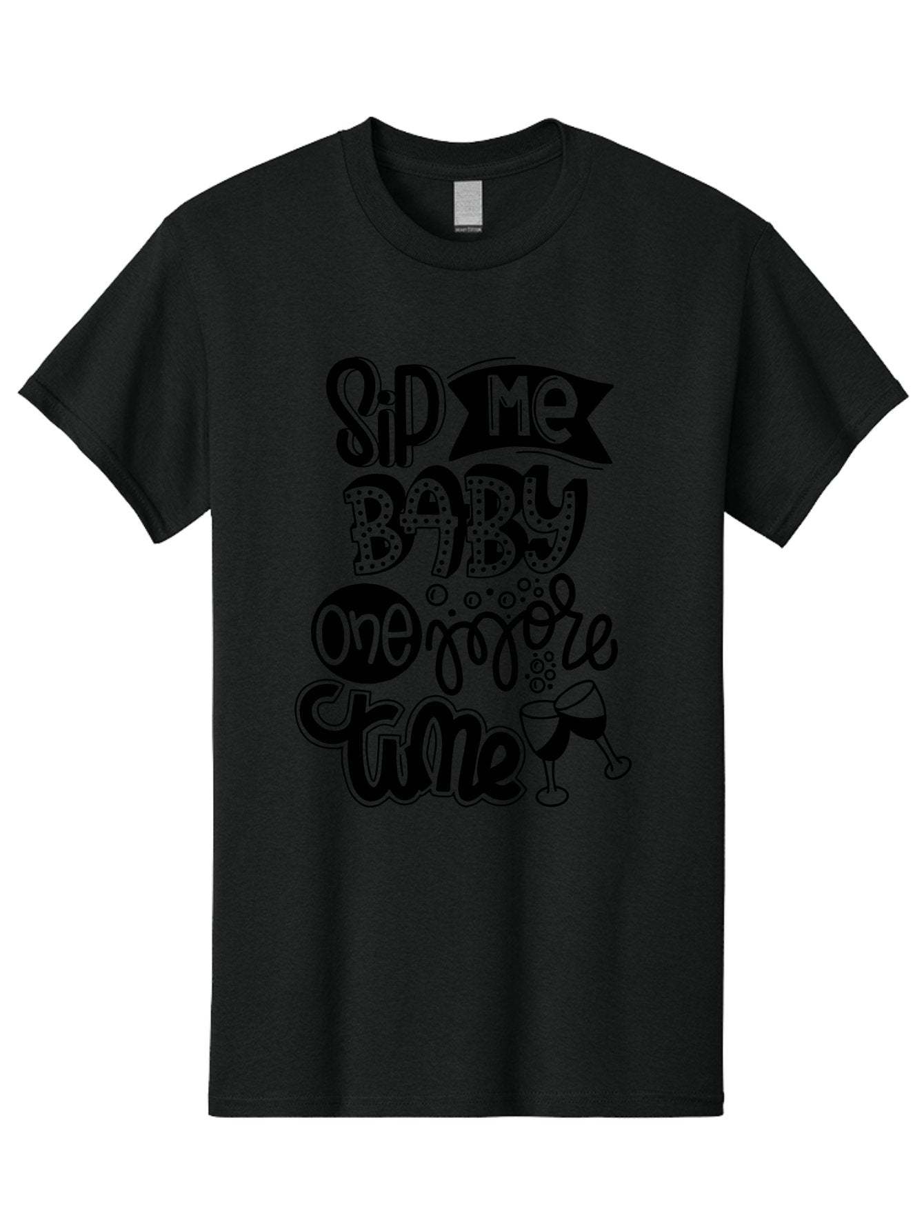 Sip-Me-Baby-One-More-Time Men'S Graphic Tee, 100% Cotton, Comfortable Casual Summer Wear, Machine Washable, Funny Quote, Sassy Phrase, Wine Glass, Champagne Toast, Party Time, Celebration, Sip Me Baby One More Time, Humor, Celebration Quote Aad984 13