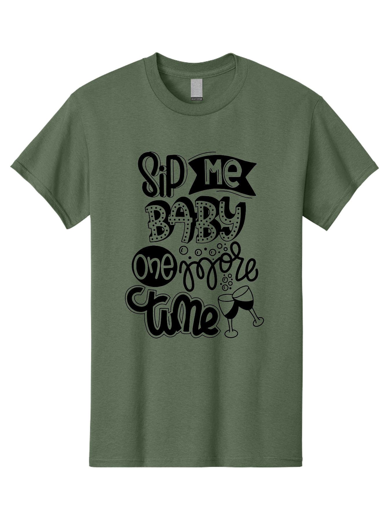 Sip-Me-Baby-One-More-Time Men'S Graphic Tee, 100% Cotton, Comfortable Casual Summer Wear, Machine Washable, Funny Quote, Sassy Phrase, Wine Glass, Champagne Toast, Party Time, Celebration, Sip Me Baby One More Time, Humor, Celebration Quote Aad984 23