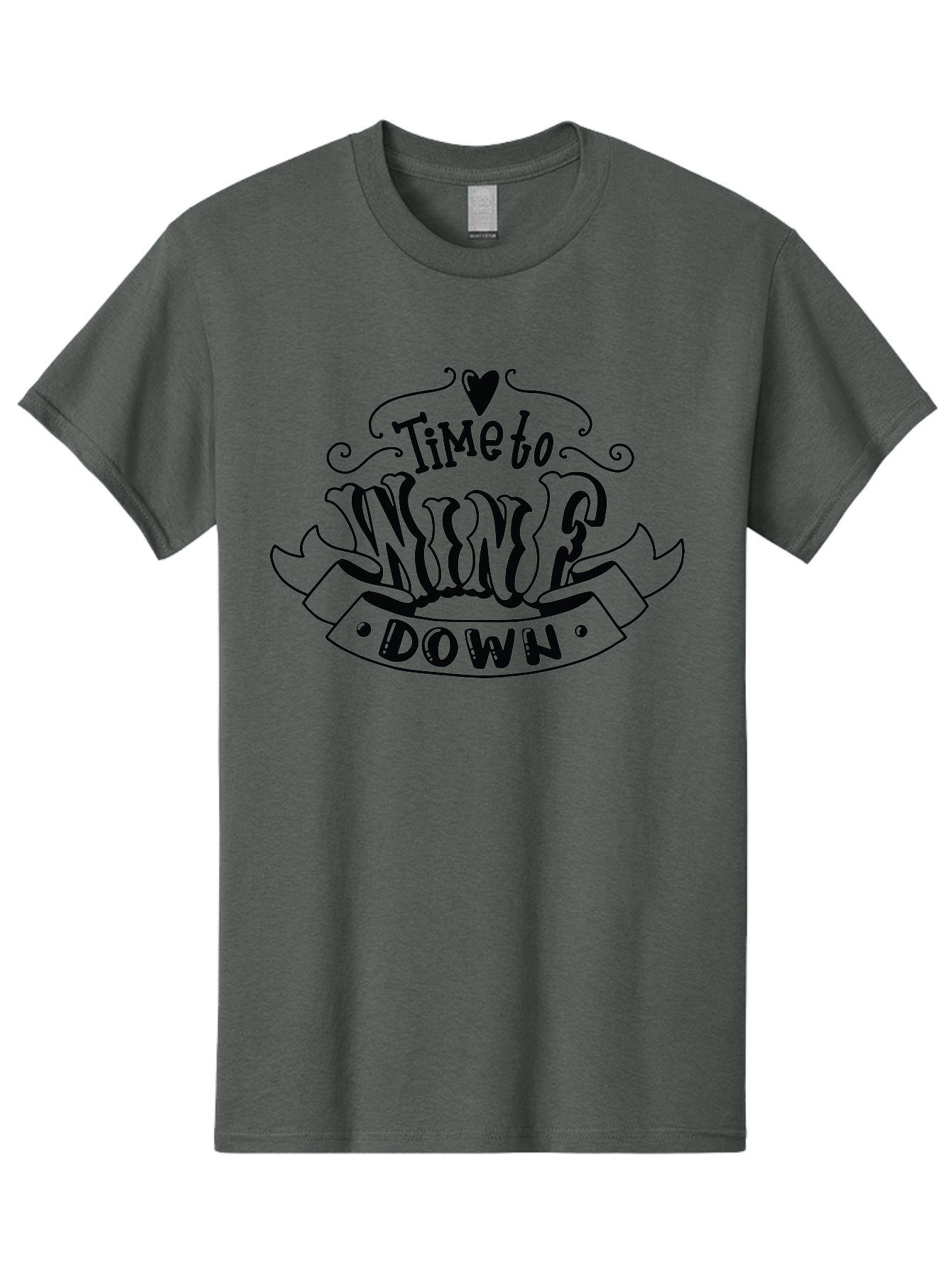 Time-To-Nuke-Down Men'S Graphic Tee, 100% Cotton, Comfortable Casual Summer Wear, Machine Washable, Nuke Down, Time To Relax, Unwinding, Stylized Text, Bold Font, Decorative Elements, Vintage Feel, Motivational Phrase, Humorous Tone Aad986 3