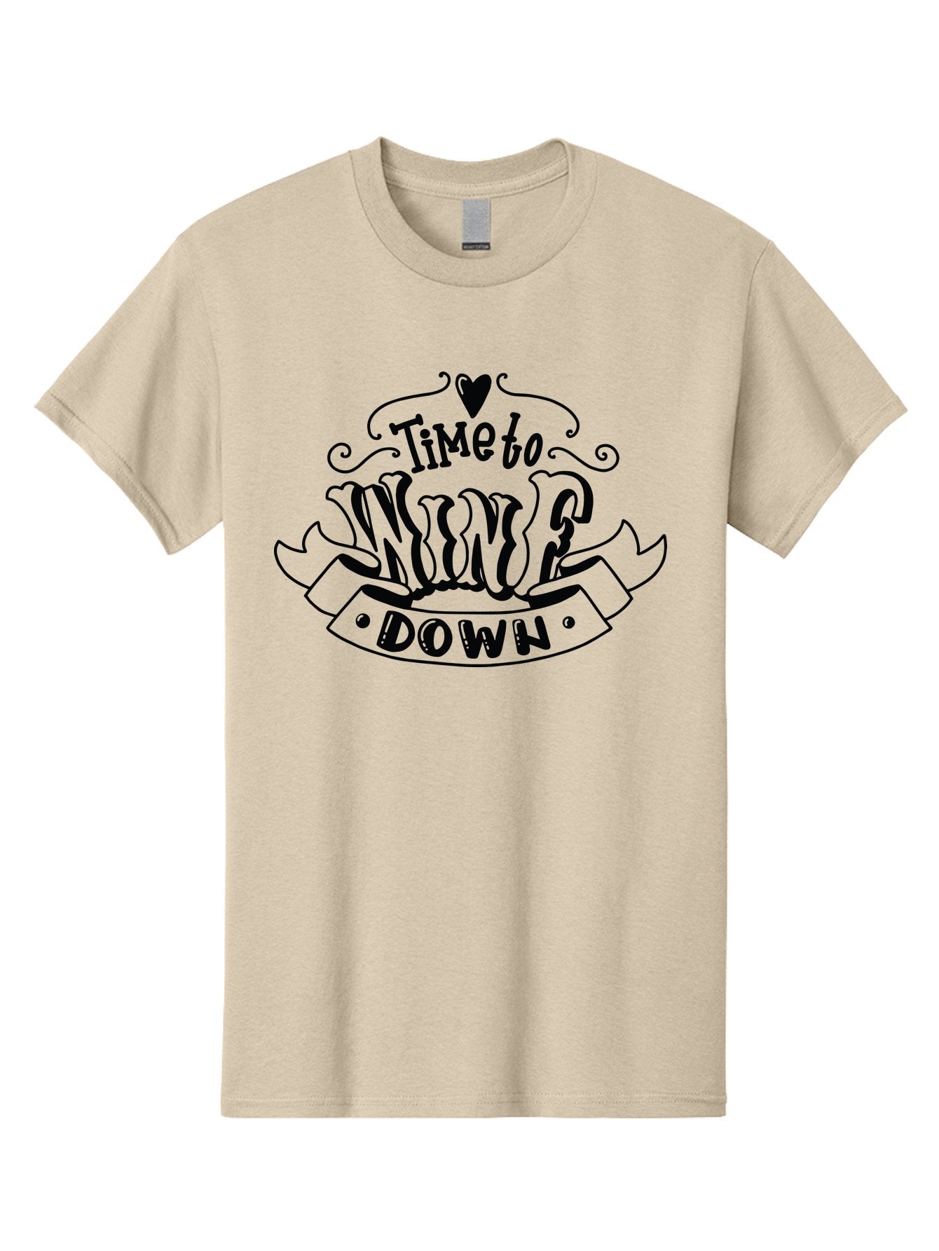 Time-To-Nuke-Down Men'S Graphic Tee, 100% Cotton, Comfortable Casual Summer Wear, Machine Washable, Nuke Down, Time To Relax, Unwinding, Stylized Text, Bold Font, Decorative Elements, Vintage Feel, Motivational Phrase, Humorous Tone Aad986 3