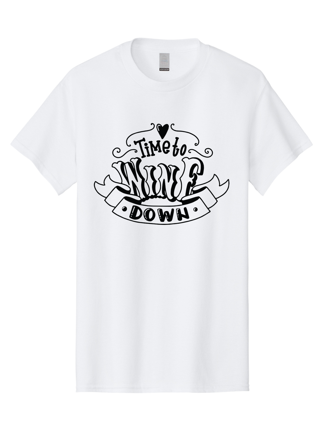 Time-To-Nuke-Down Men'S Graphic Tee, 100% Cotton, Comfortable Casual Summer Wear, Machine Washable, Nuke Down, Time To Relax, Unwinding, Stylized Text, Bold Font, Decorative Elements, Vintage Feel, Motivational Phrase, Humorous Tone Aad986 27