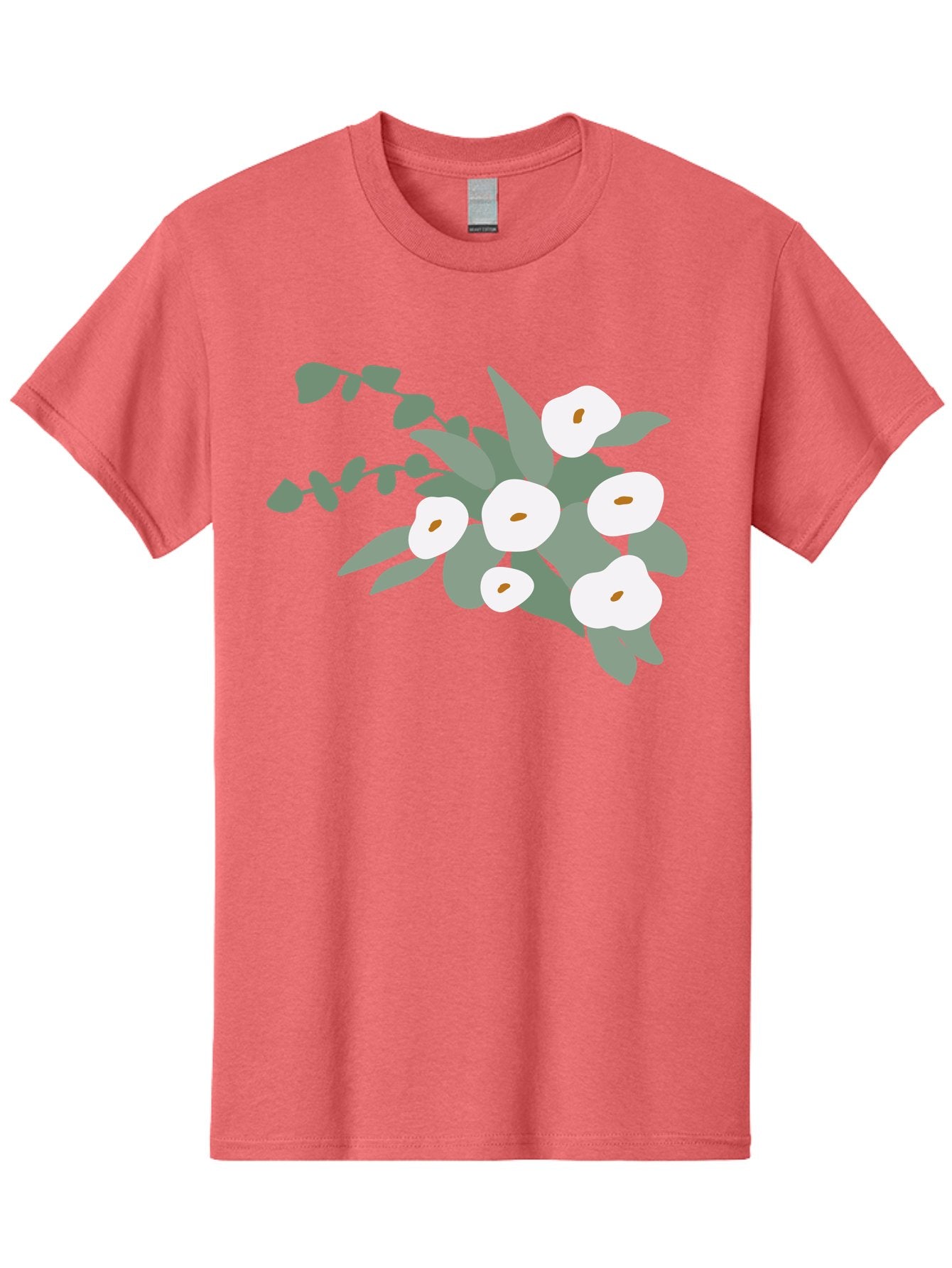 After-Glow Men'S Graphic Tee, 100% Cotton, Comfortable Casual Summer Wear, Machine Washable, Lotus Flowers, White Blooms, Gray Leaves, Spiritual Symbols, Serene Atmosphere, Peaceful Ambiance, Afterlife, Lotus Flower, Gray Graphics Aad992 15