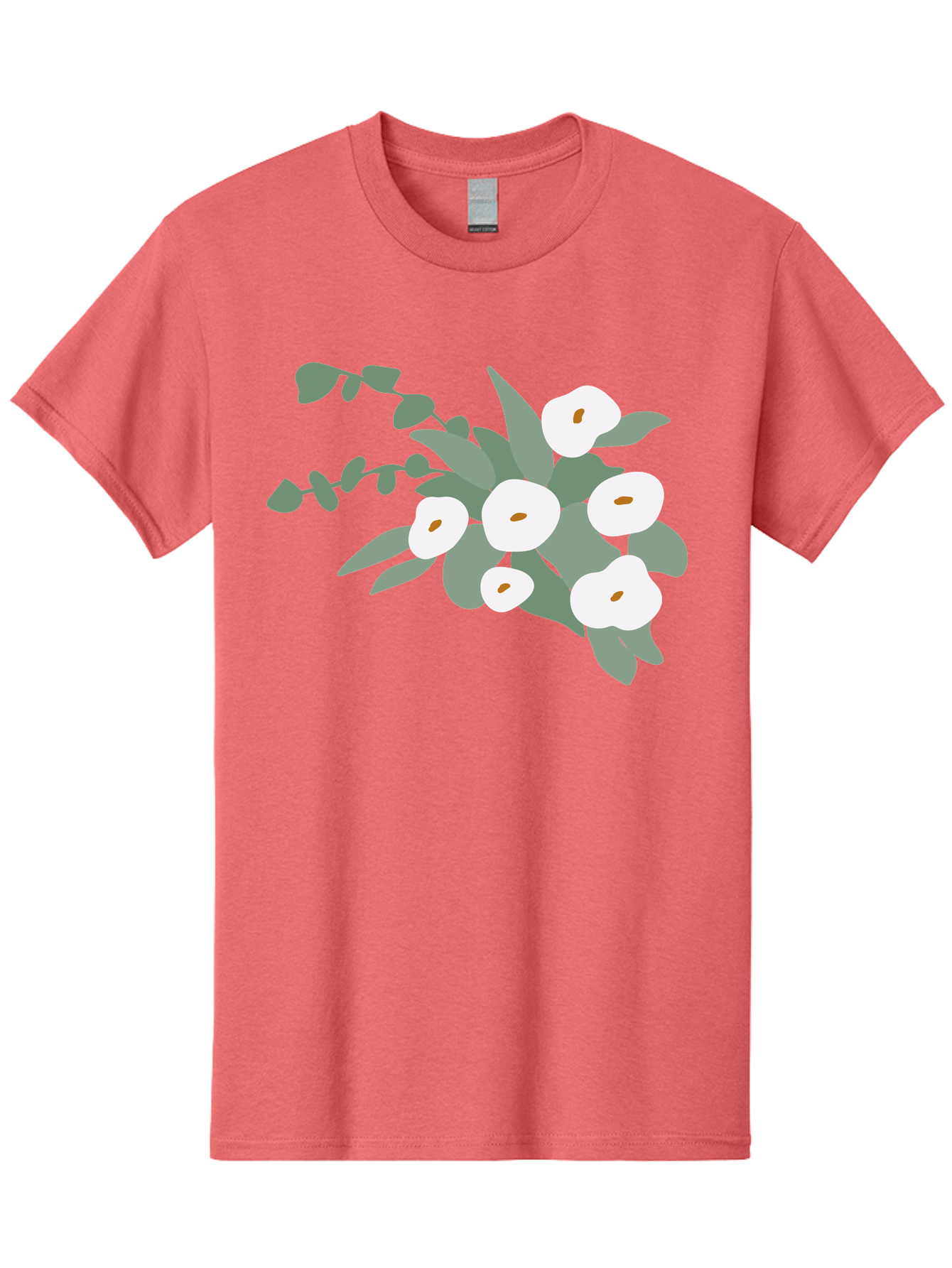 After-Glow Men'S Graphic Tee, 100% Cotton, Comfortable Casual Summer Wear, Machine Washable, Lotus Flowers, White Blooms, Gray Leaves, Spiritual Symbols, Serene Atmosphere, Peaceful Ambiance, Afterlife, Lotus Flower, Gray Graphics Aad992