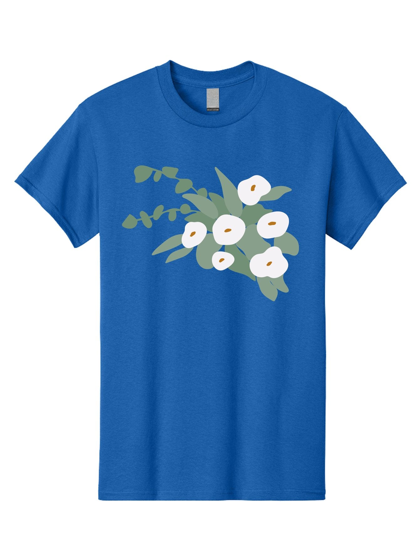 After-Glow Men'S Graphic Tee, 100% Cotton, Comfortable Casual Summer Wear, Machine Washable, Lotus Flowers, White Blooms, Gray Leaves, Spiritual Symbols, Serene Atmosphere, Peaceful Ambiance, Afterlife, Lotus Flower, Gray Graphics Aad992 10