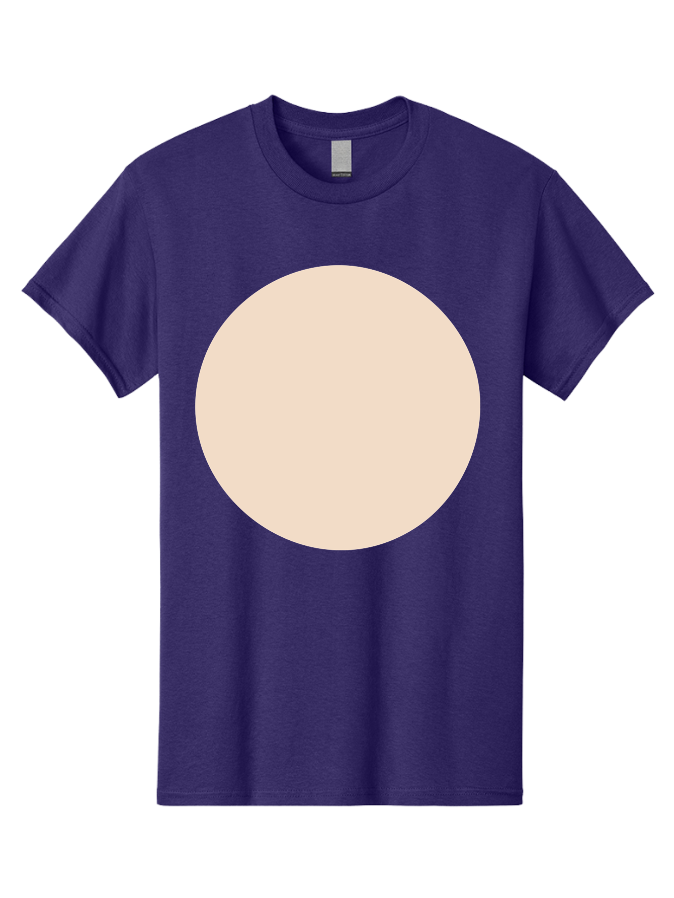 Beige-Circle Men'S Graphic Tee, 100% Cotton, Comfortable Casual Summer Wear, Machine Washable, Beige Circle, Minimalist Design, Simple Shape, Neutral Color, Geometric Figure, Circular Form Aad996 3