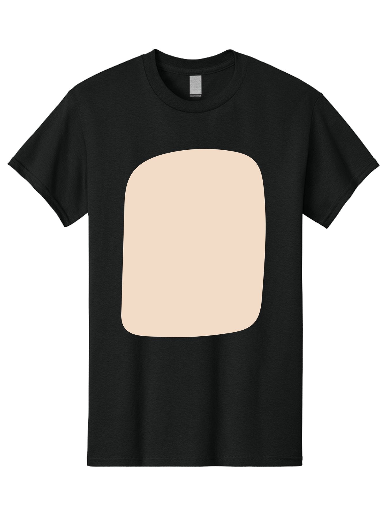 Beige-Rectangle Men'S Graphic Tee, 100% Cotton, Comfortable Casual Summer Wear, Machine Washable, Beige Rectangle, Rounded Corners, Plain Shape, Simple Design, Minimalist Aesthetic, Neutral Color, Soft Edges Aad997 6