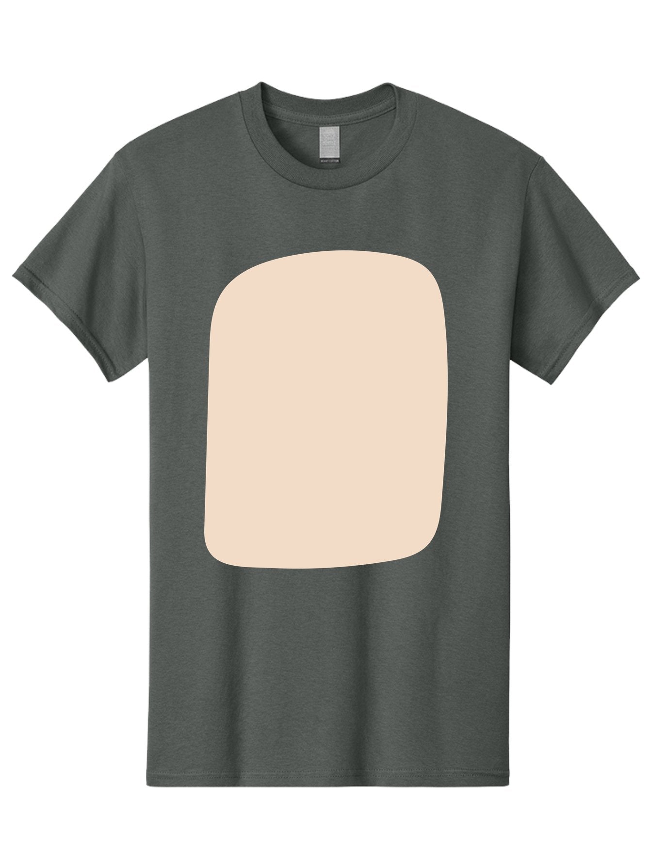 Beige-Rectangle Men'S Graphic Tee, 100% Cotton, Comfortable Casual Summer Wear, Machine Washable, Beige Rectangle, Rounded Corners, Plain Shape, Simple Design, Minimalist Aesthetic, Neutral Color, Soft Edges Aad997 14