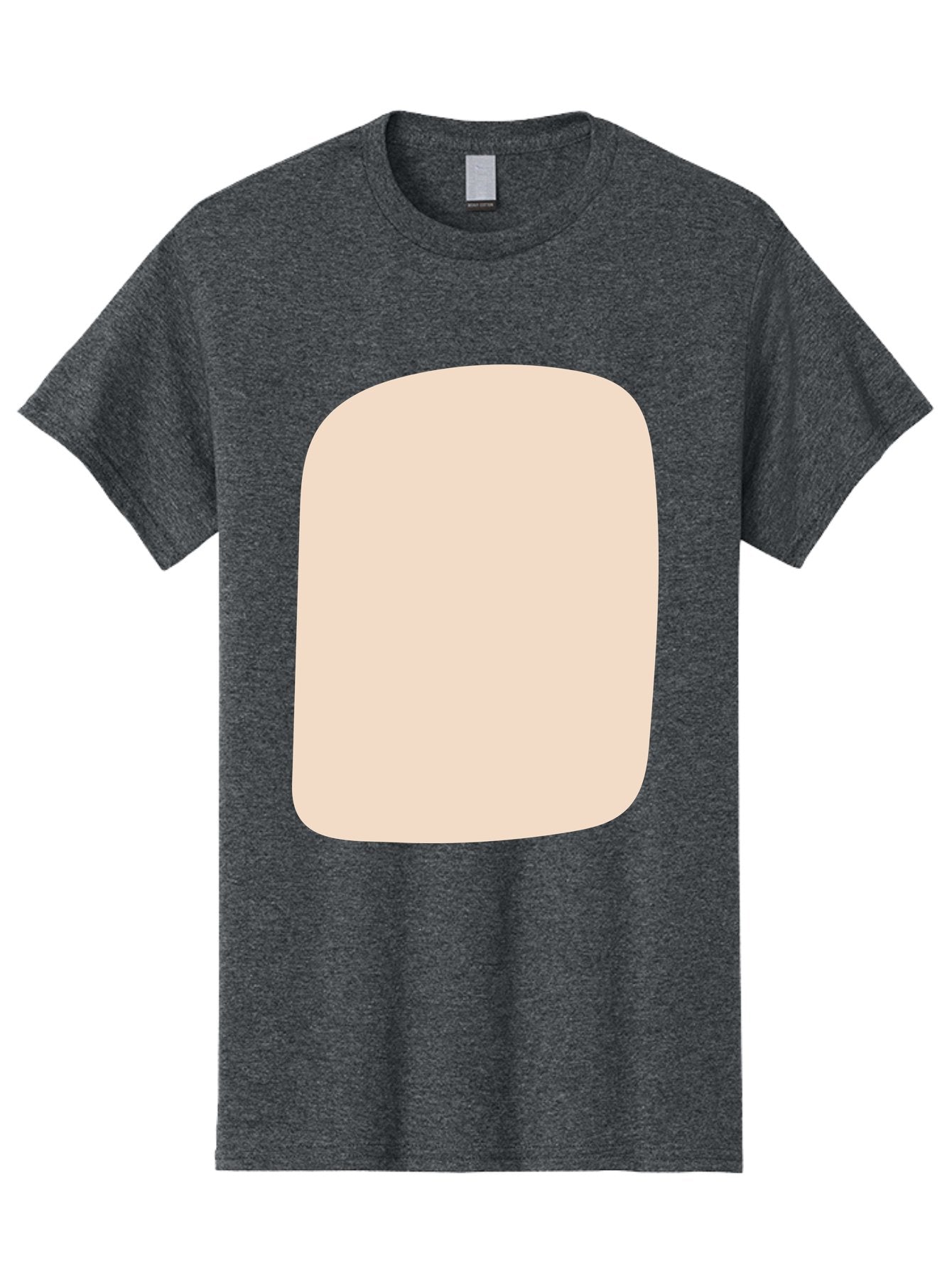 Beige-Rectangle Men'S Graphic Tee, 100% Cotton, Comfortable Casual Summer Wear, Machine Washable, Beige Rectangle, Rounded Corners, Plain Shape, Simple Design, Minimalist Aesthetic, Neutral Color, Soft Edges Aad997 7